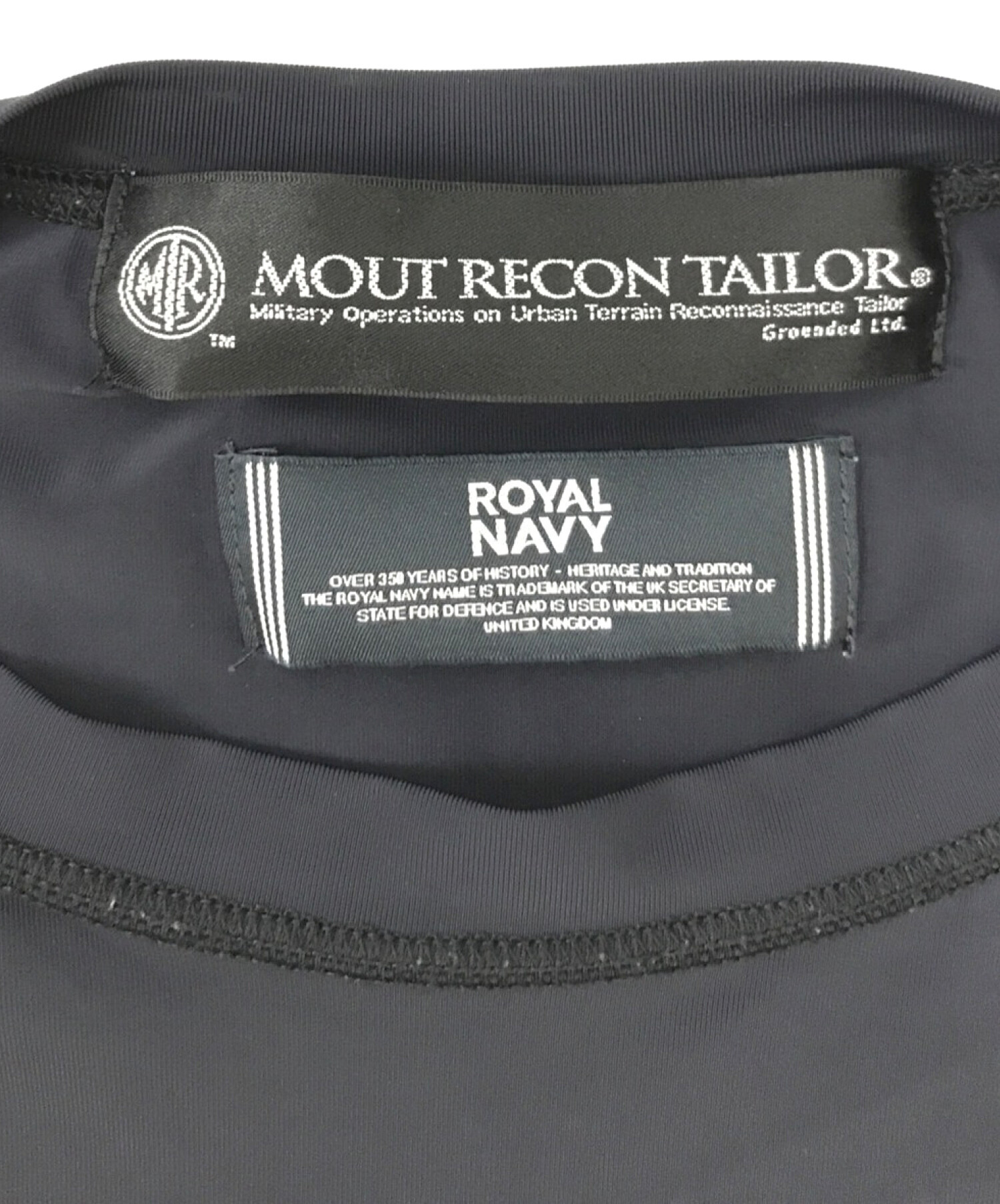 mout recon tailor (マウトリーコンテーラー) ロイヤルネイビーTEE ネイビー サイズ:44