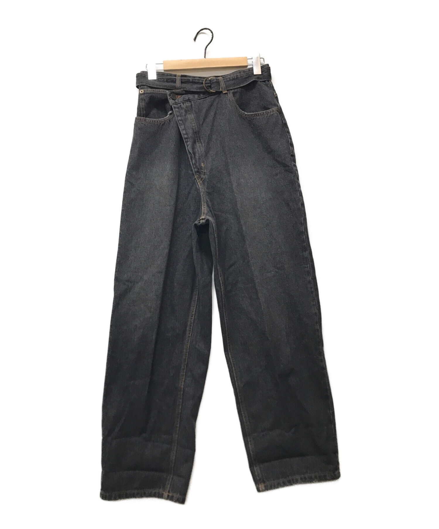 AMERI◇CROSS FRONT PAPA DENIM/ボトム/25/デニム/GRY/01110831020 ...