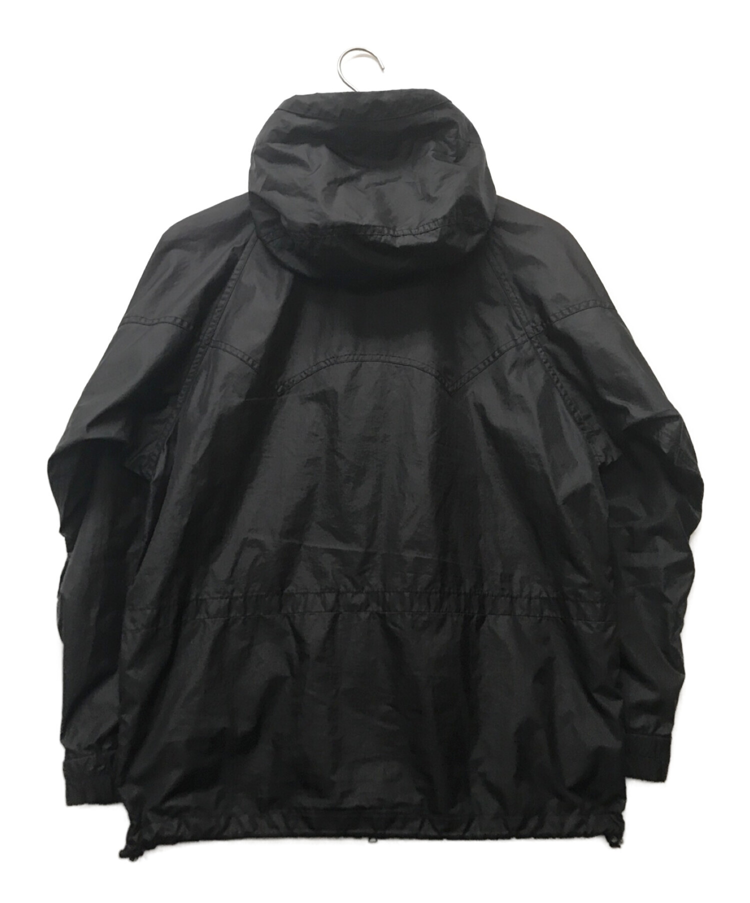 A BATHING APE (アベイシングエイプ) 刺繍ロゴジャケット ブラック サイズ:S