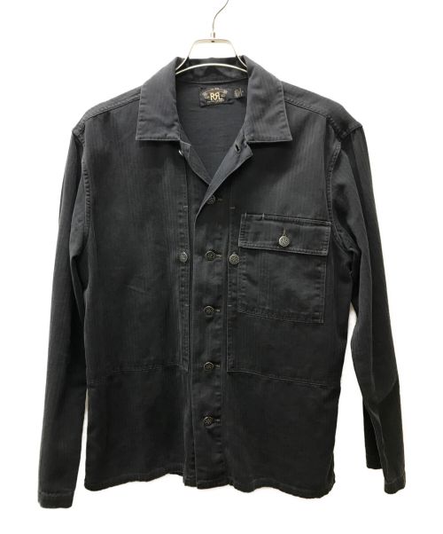 【中古・古着通販】RRL (ダブルアールエル) ヘリンボーンオーバー