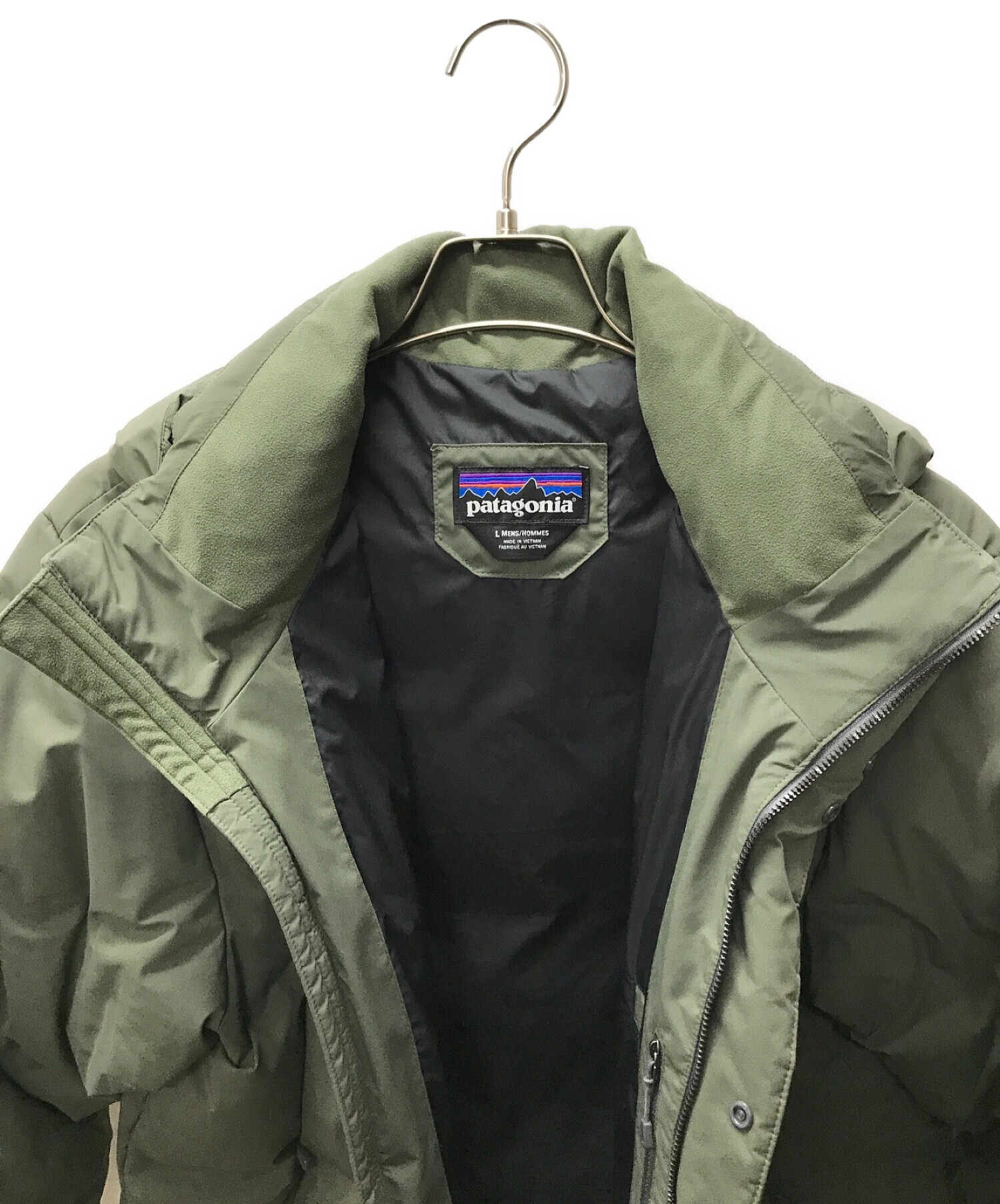 Patagonia (パタゴニア) ジャクソングレイシャーパーカ オリーブ サイズ:Ｌ