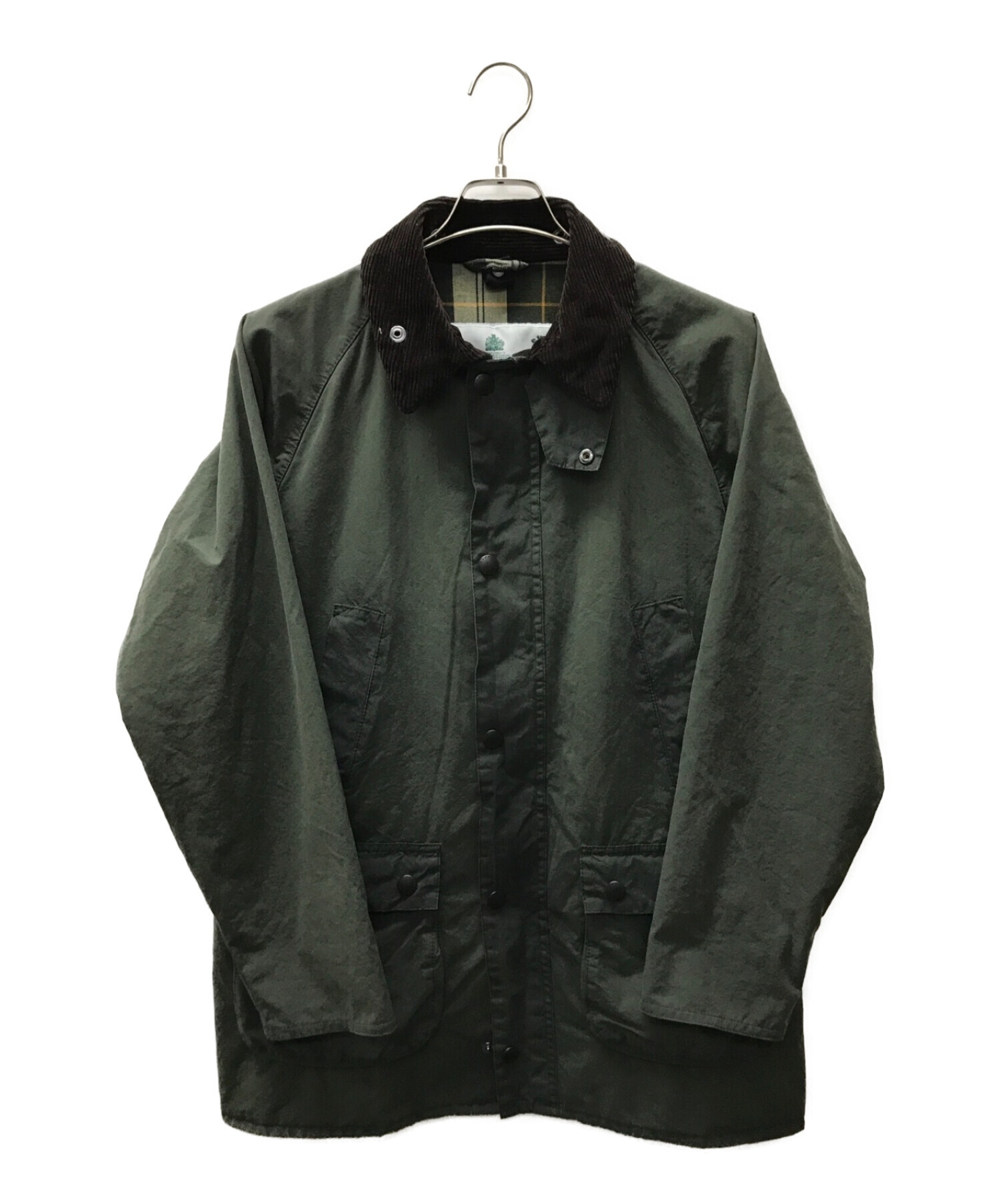 Barbour (バブアー) BEDALE SL ウォッシュド ジャケット オリーブ サイズ:42