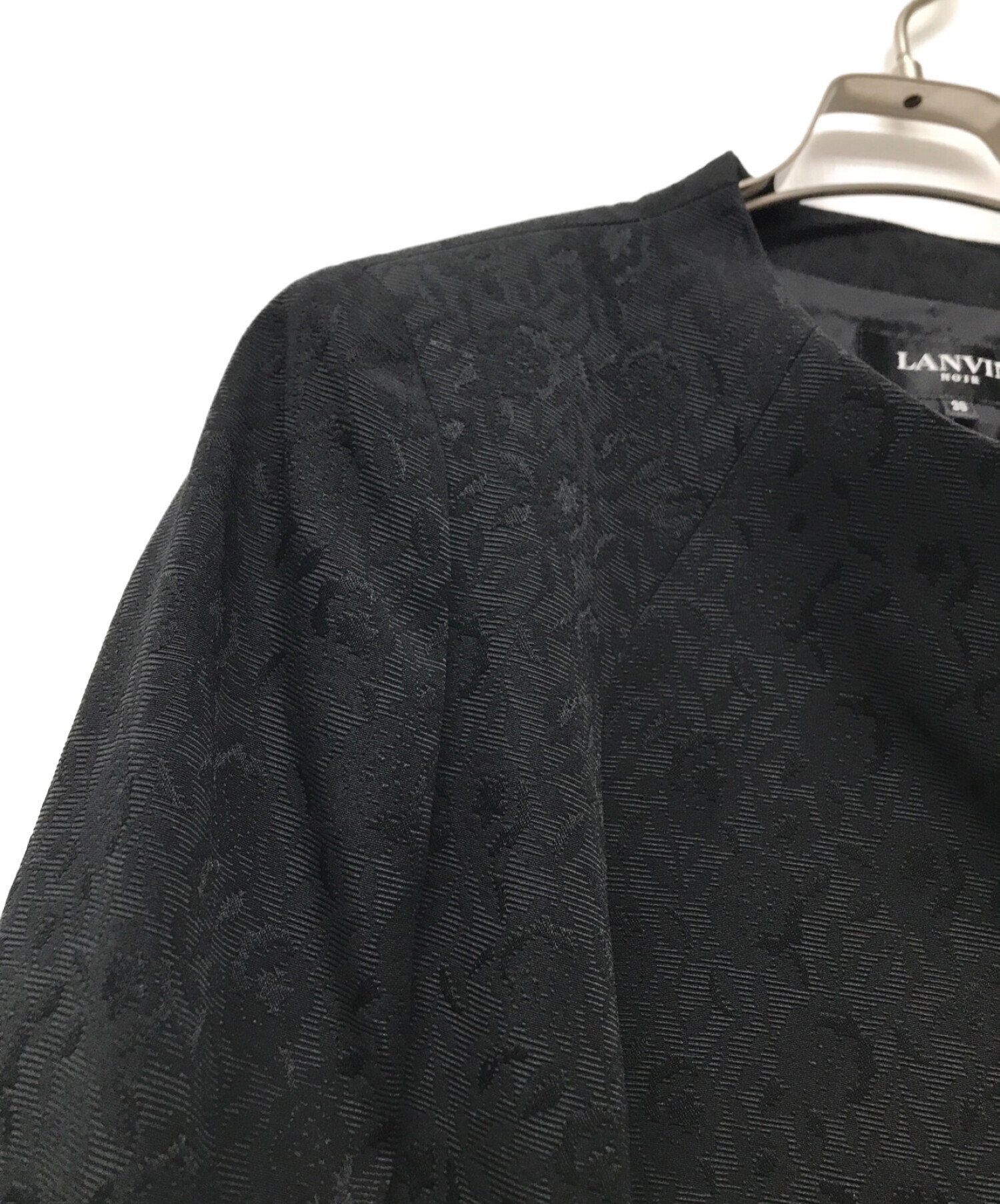 LANVIN NOIR (ランバン ノワール) セットアップワンピース ブラック サイズ:38