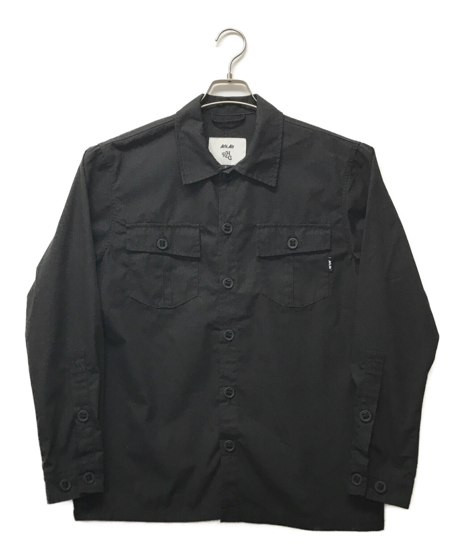 ArkAir × RHC Ron Herman (アークエアー ロンハーマン) Utility Long Sleeve Shirt ブラック サイズ:S