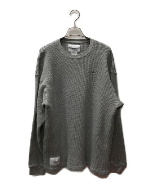 XL SIZE WAFFLE / LS / COTTON. LOOSE