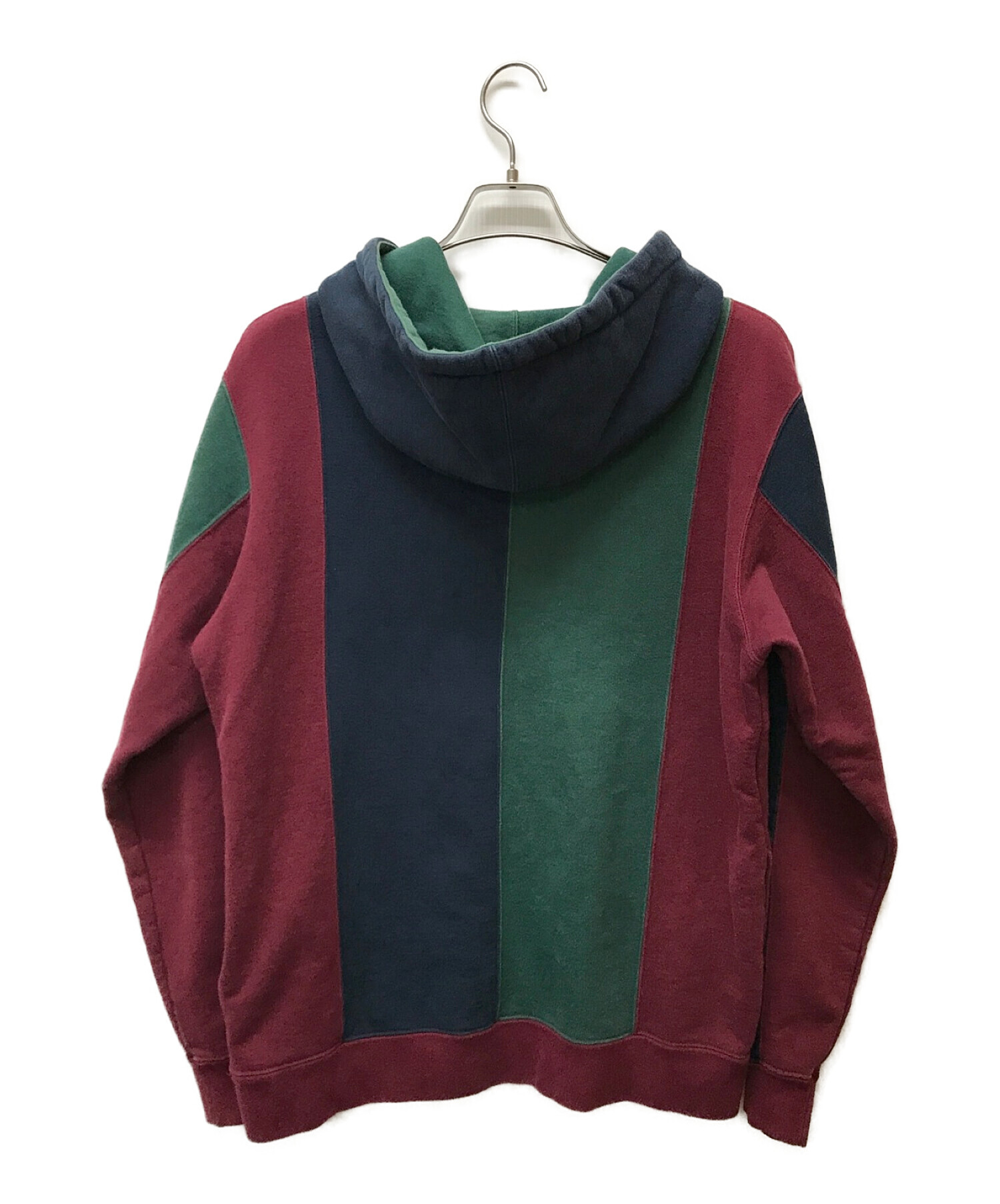 Supreme (シュプリーム) Tricolor Hooded Sweatshirt グリーン サイズ:M
