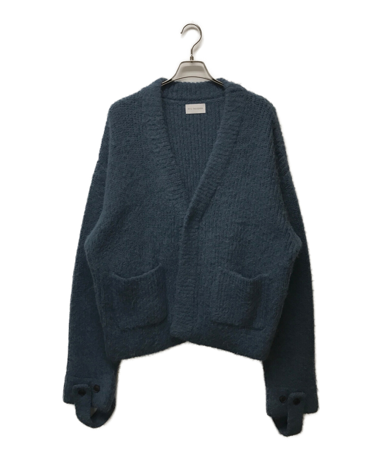 お手軽価格 ryo takashima ALPACA WOOL VNECK CARDIGAN - トップス