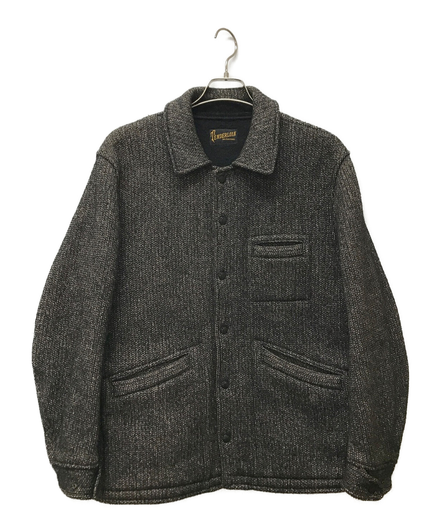 TENDERLOIN (テンダーロイン) ブラウンズビーチジャケット ブラック サイズ:L
