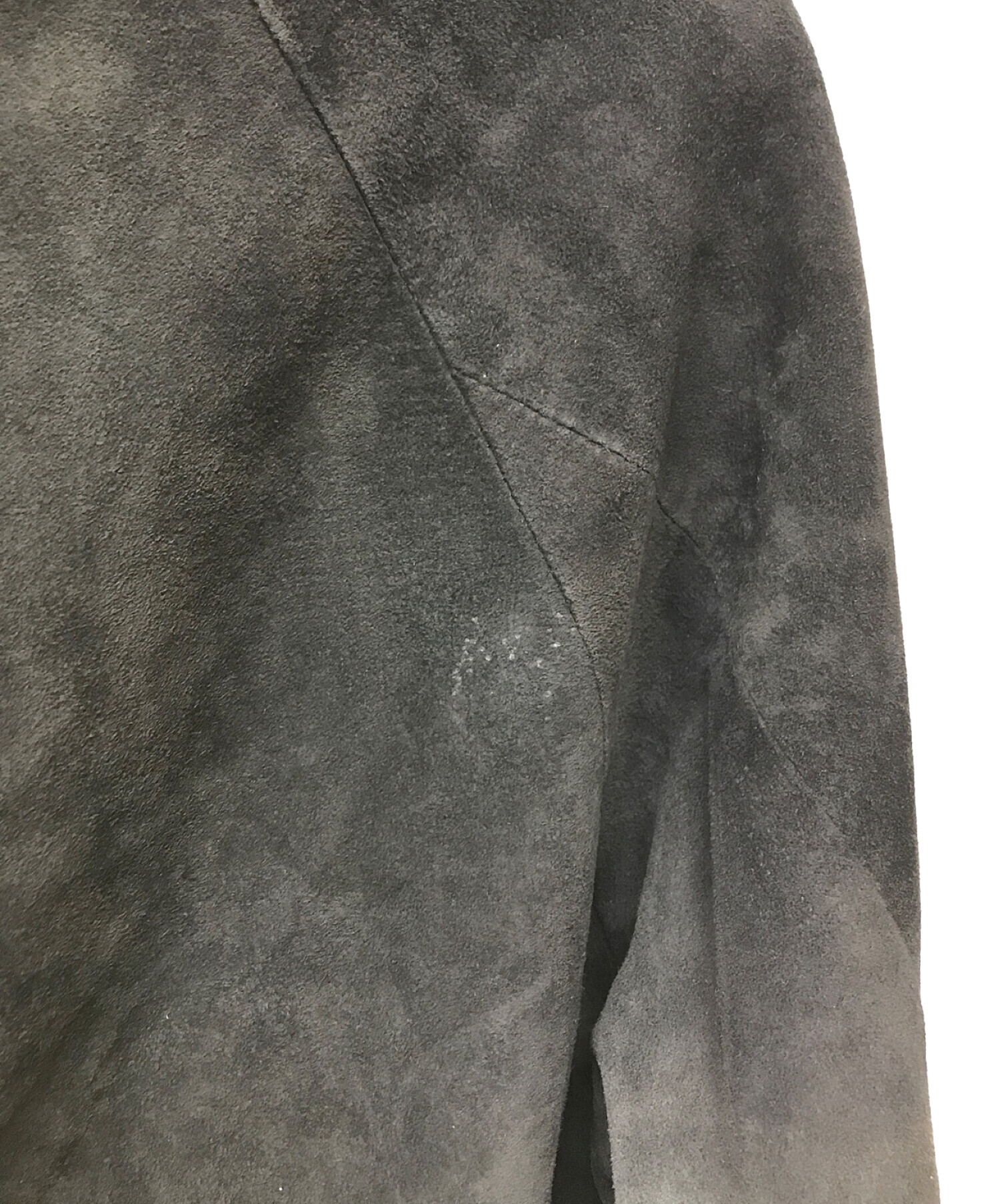 SUPREME (シュプリーム) スエードボンバージャケット ブラック サイズ:M