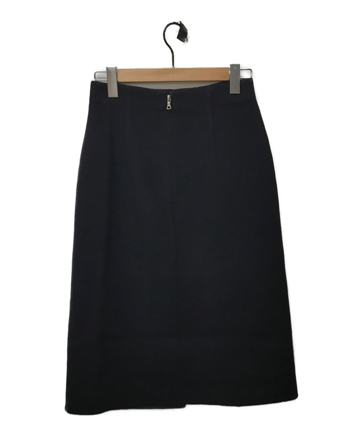 AURALEE【BEAVER MELTON SKIRT】-