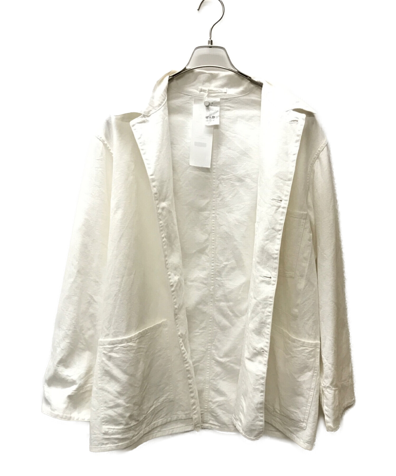 COMOLI (コモリ) ホワイト 1938ジャケット ホワイト サイズ:3