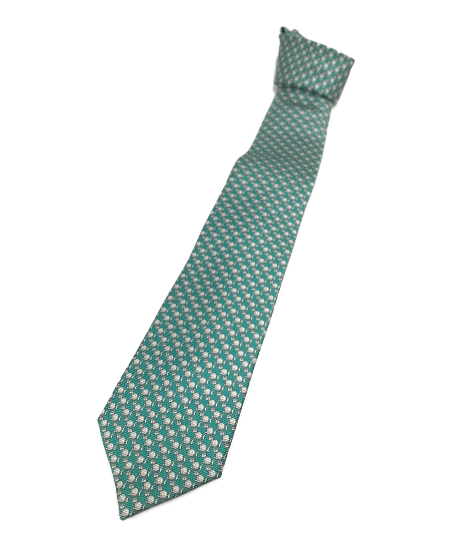 BVLGARI (ブルガリ) ネクタイ グリーン サイズ:表記なし 未使用品