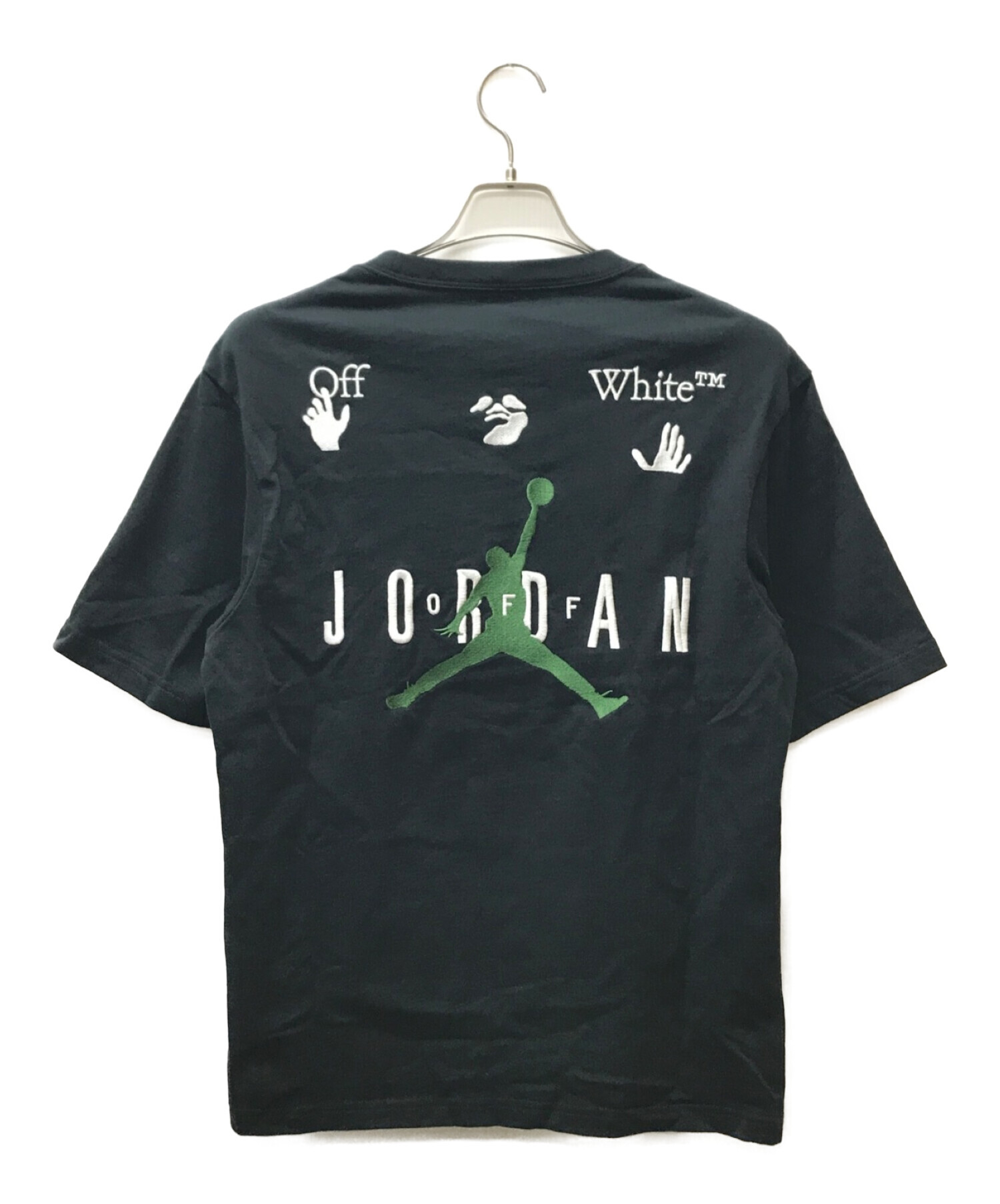 Air Jordan Off-White (エアジョーダン オフホワイト) JORDAN BRAND AS M J OW SS TEE/Tシャツ  ブラック サイズ:S