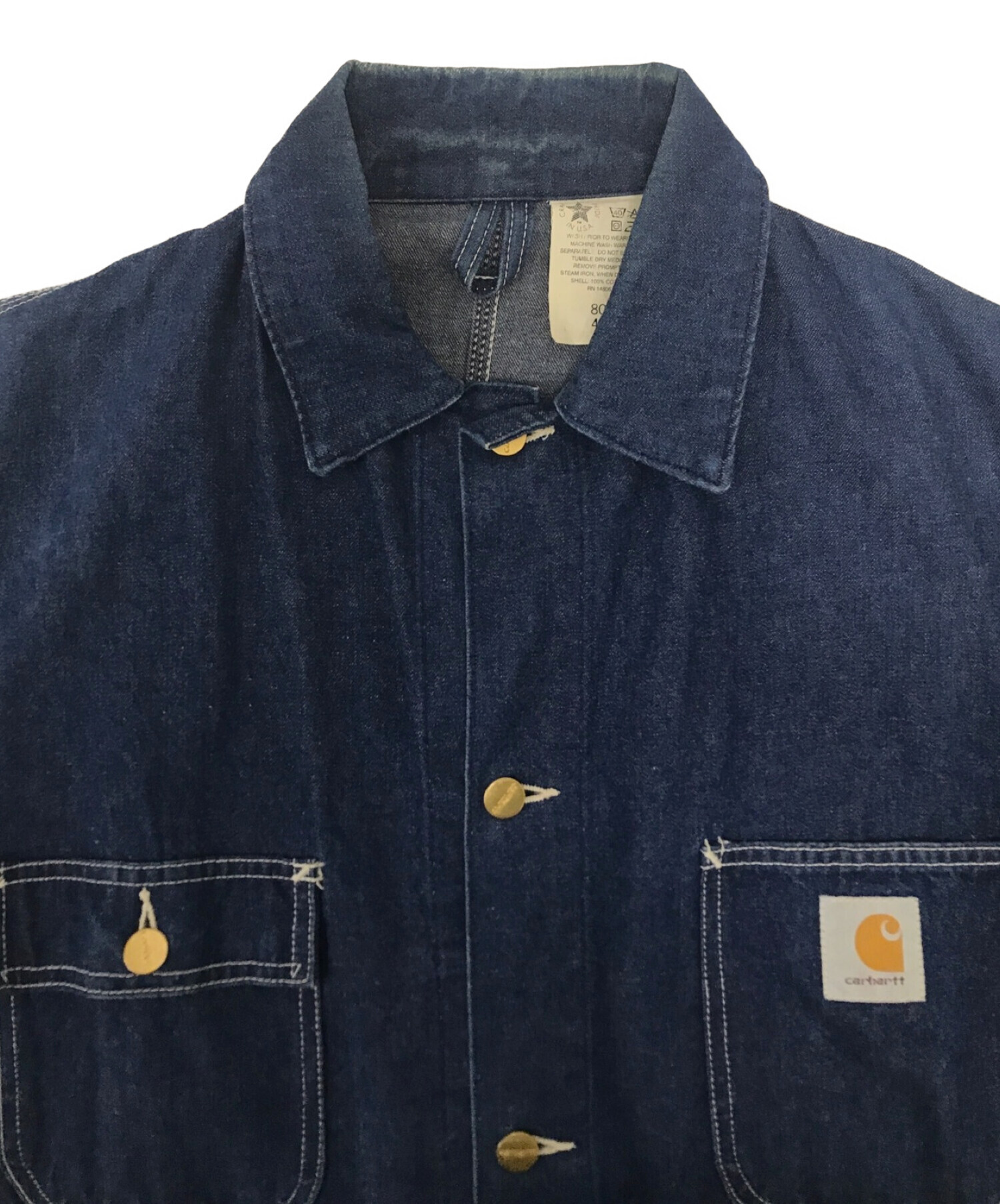 中古・古着通販】CarHartt (カーハート) カバーオール インディゴ