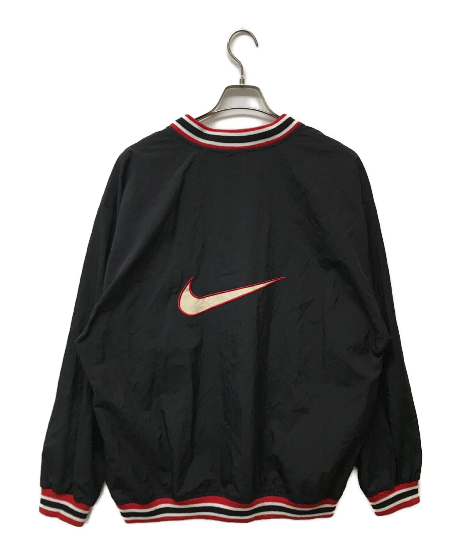 中古・古着通販】NIKE (ナイキ) タフタプルオーバー ブラック サイズ:L