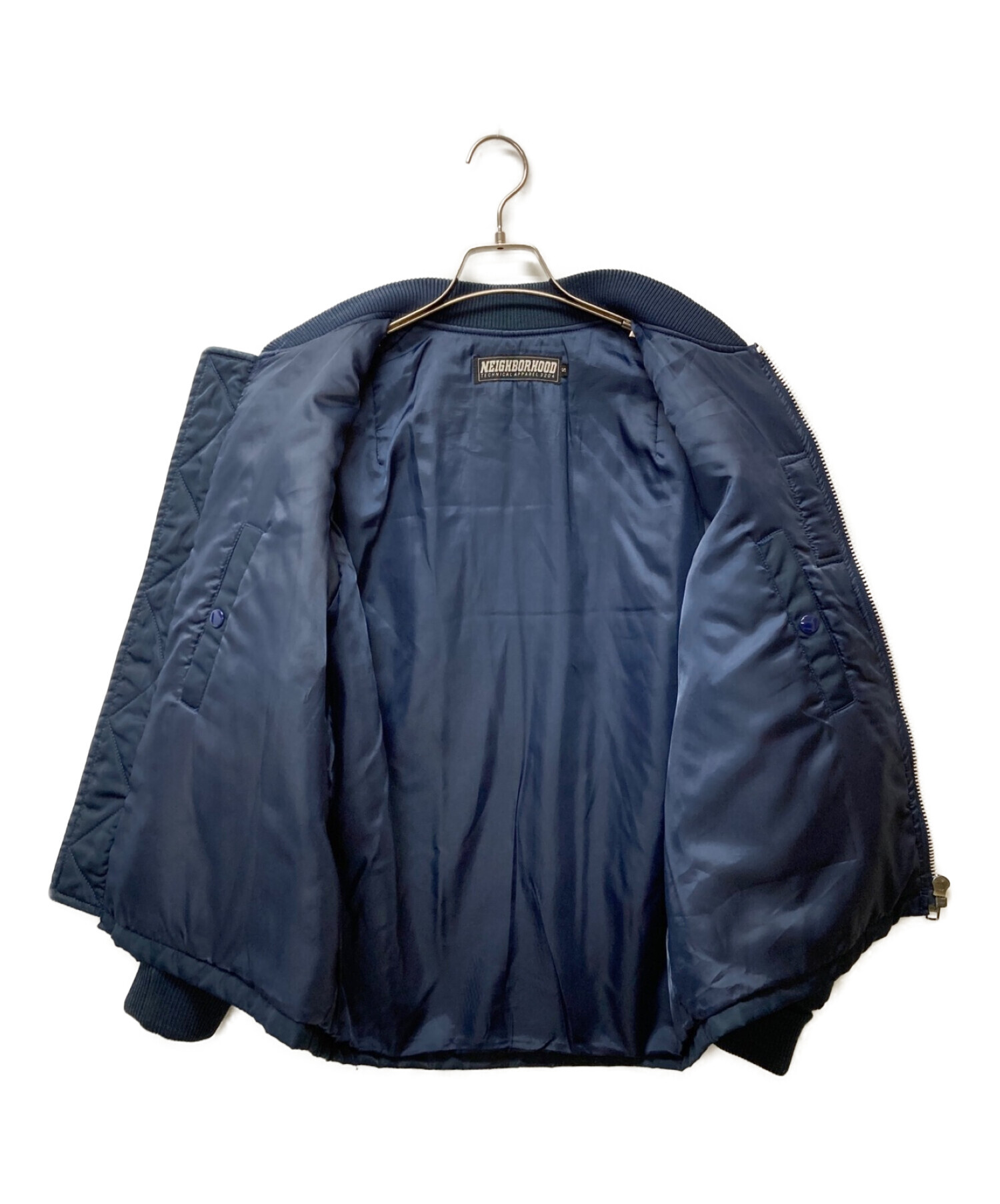 NEIGHBORHOOD (ネイバーフッド) MA-1ジャケット ネイビー サイズ:S