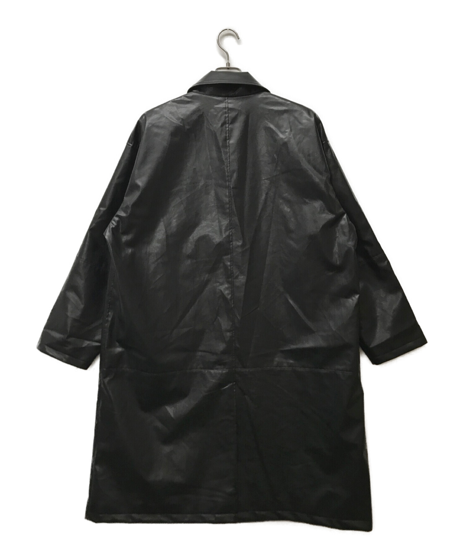 中古・古着通販】EPHEMERAL (エフェメラル) SYNTHETIC LEATHER COAT ブラック サイズ:FREE｜ブランド・古着通販  トレファク公式【TREFAC FASHION】スマホサイト