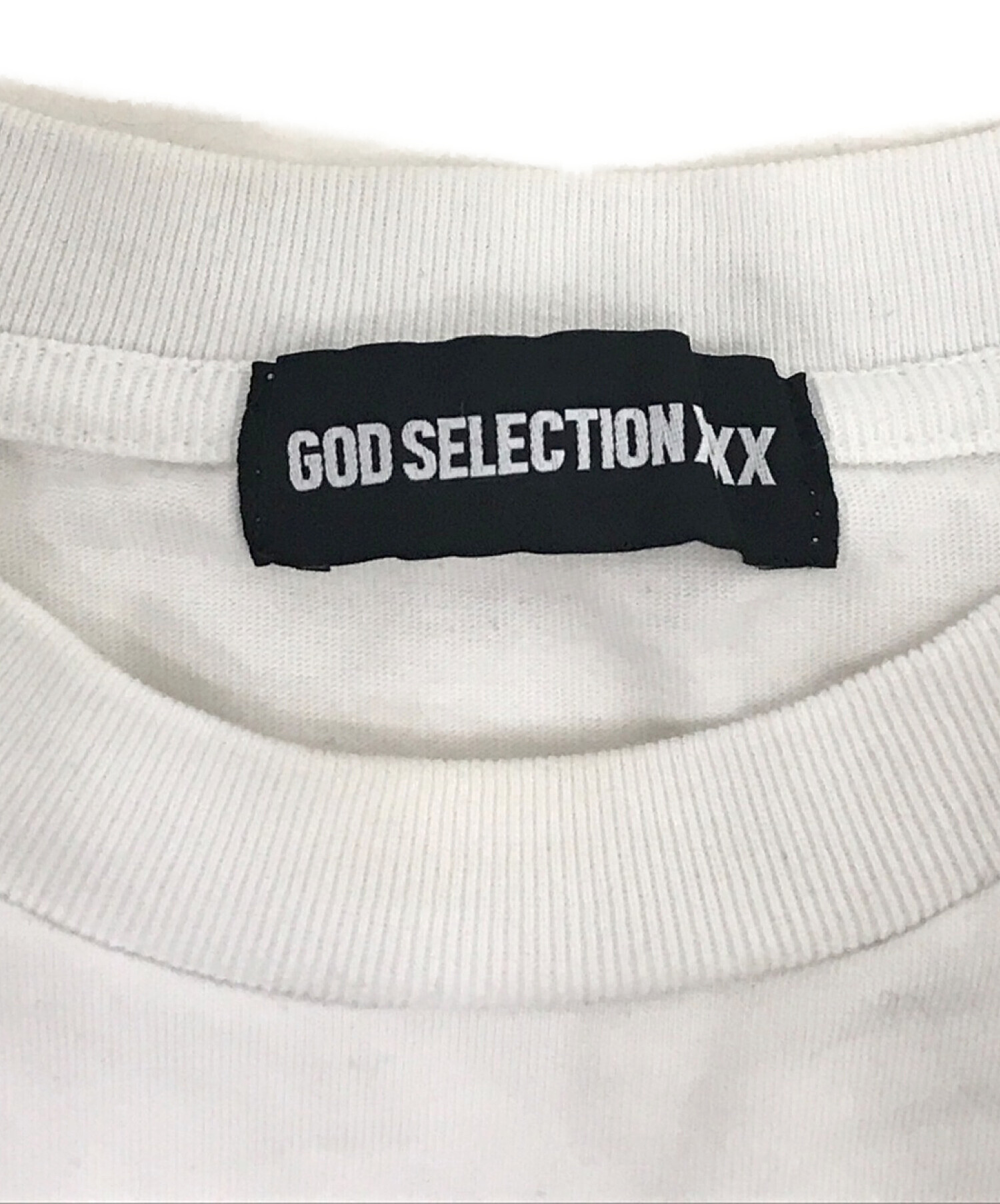 GOD SELECTION XXX (ゴットセレクショントリプルエックス) anti social social CLUB  (アンチソーシャルソーシャルクラブ) カットソー ホワイト サイズ:L