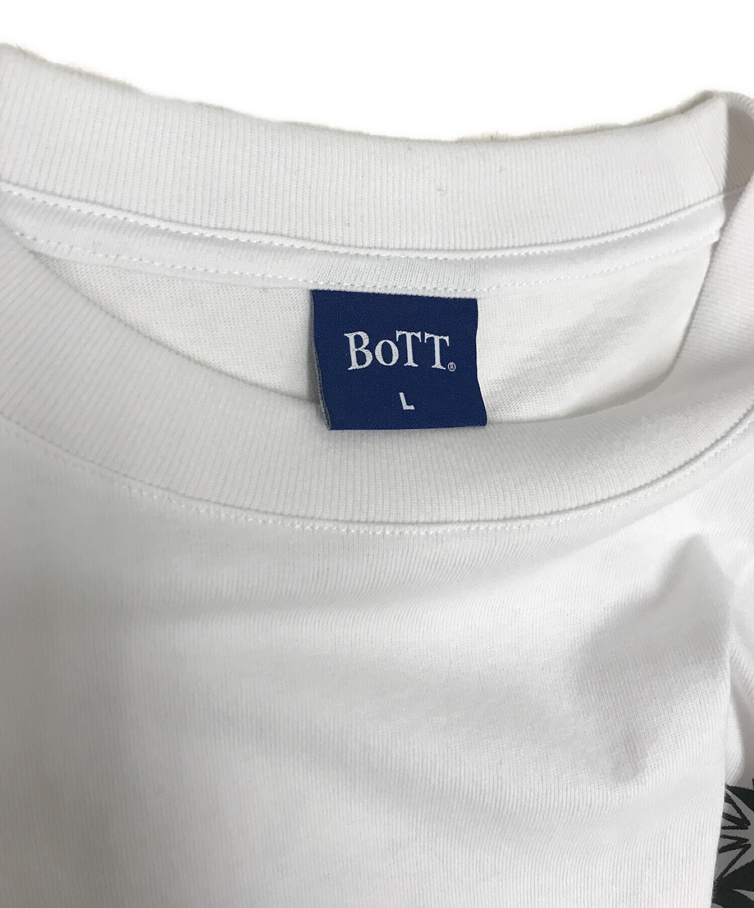 BoTT (ボット) B Logo Tee ホワイト サイズ:L