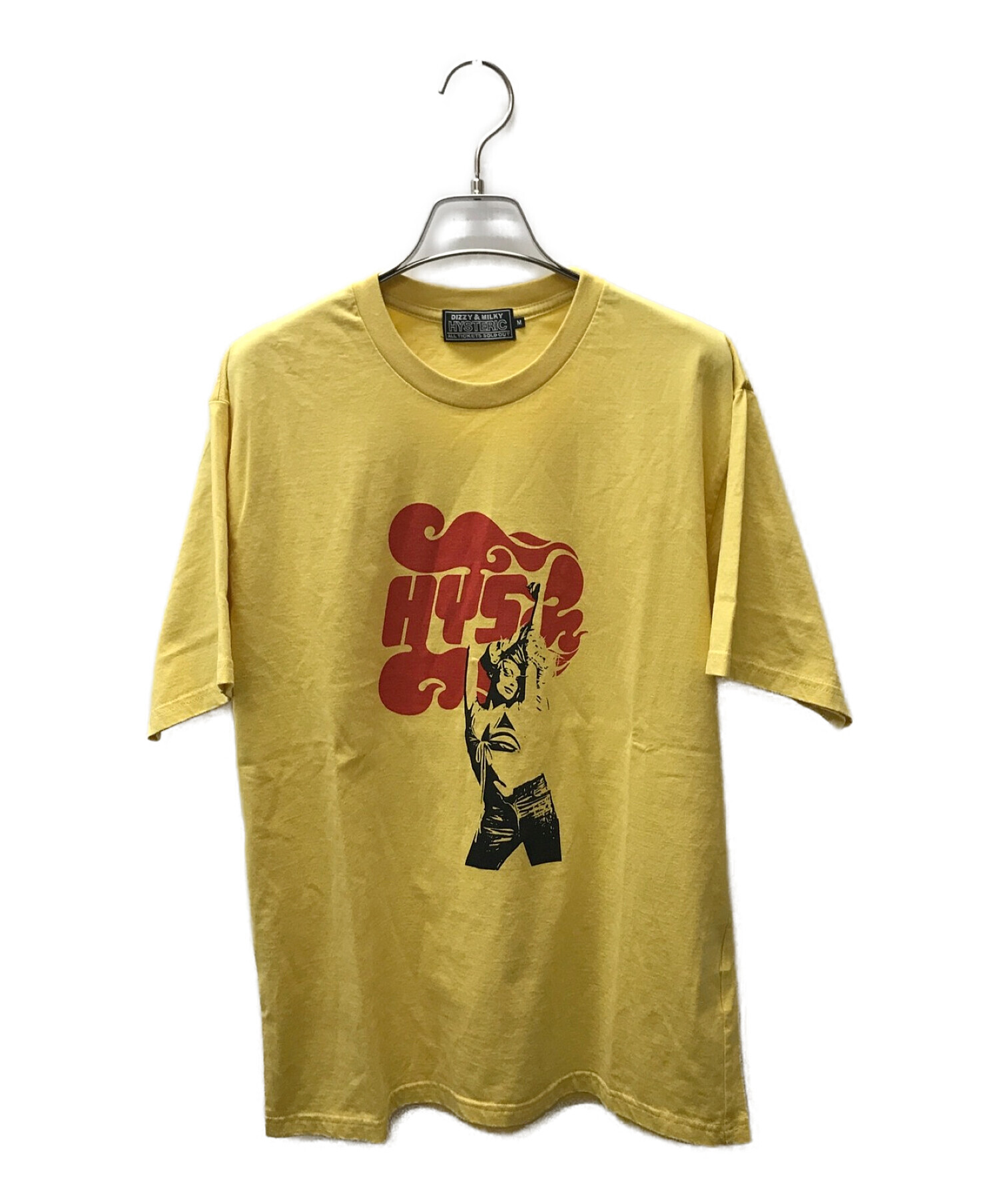 【高評価通販】新品完売希少 Hysteric Glomoure コミック Tシャツ 黄色 トップス