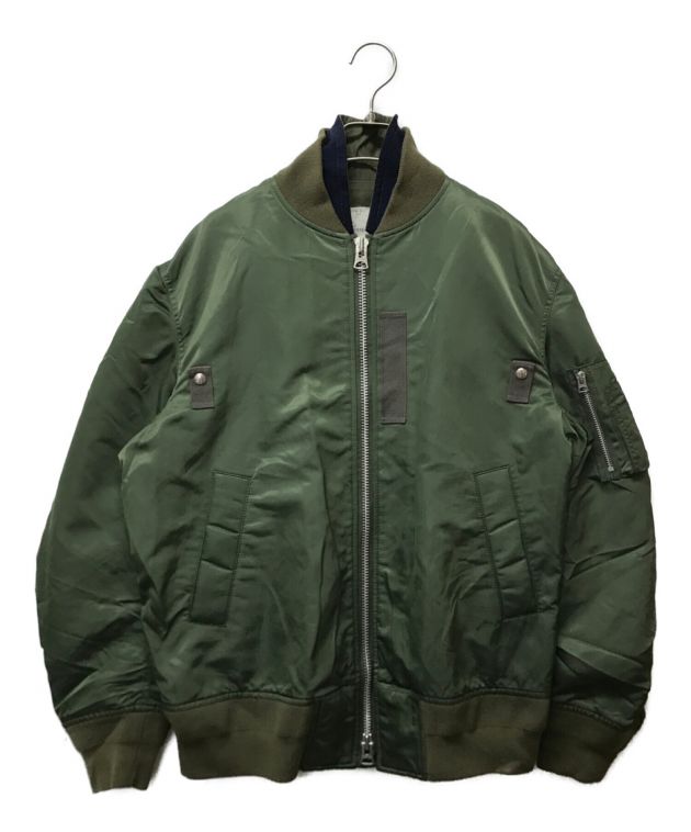 中古・古着通販】sacai (サカイ) MA-1 BLOUSON カーキ サイズ:2｜ブランド・古着通販 トレファク公式【TREFAC  FASHION】スマホサイト