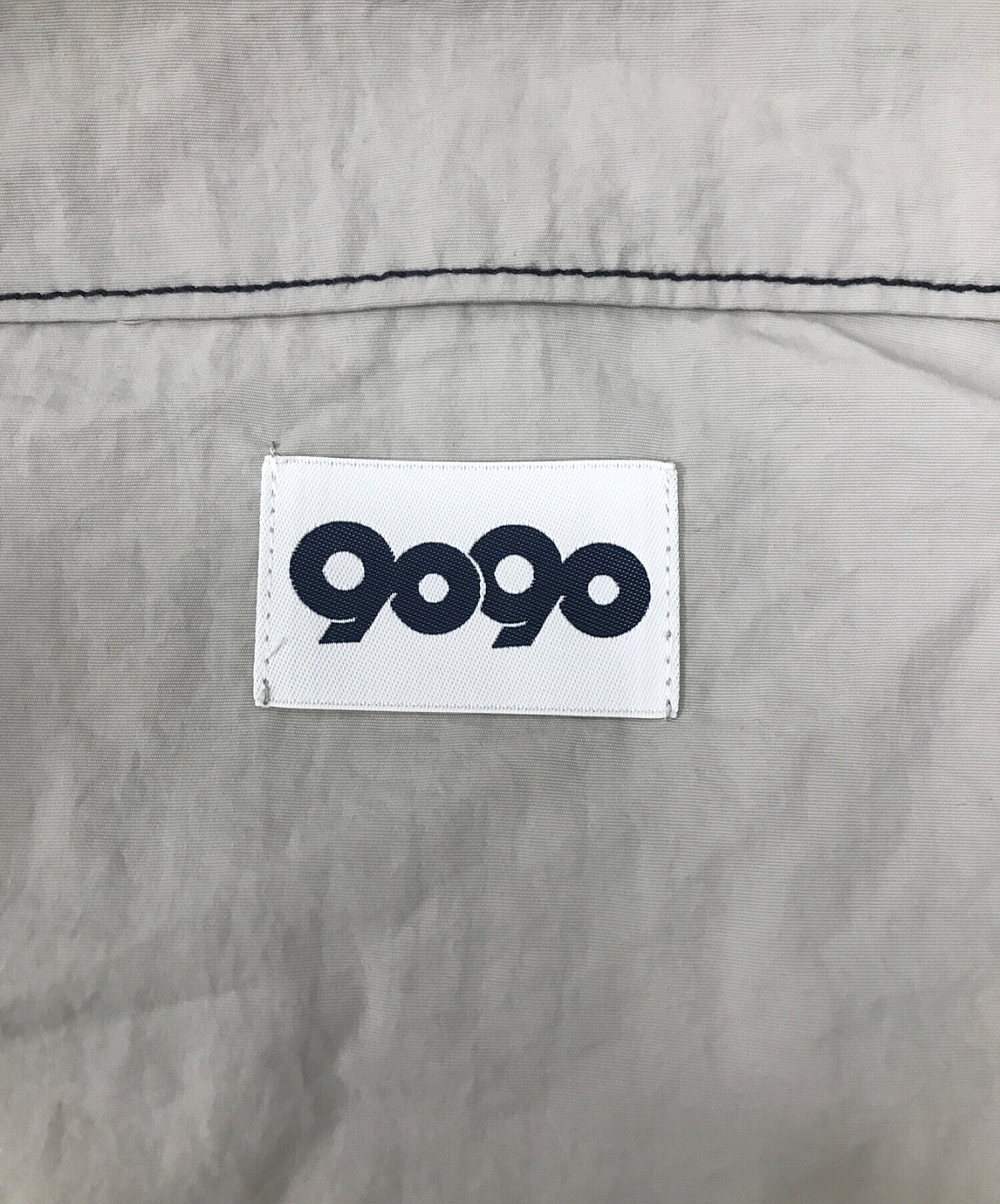 中古・古着通販】9090 (9090) Tech Logo Nylon Vest グレー サイズ:XL