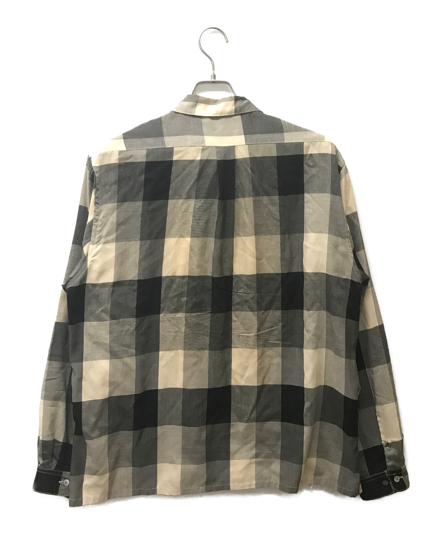 SUGARHILL (シュガーヒル) BLOCK CHECKオンブレチェックシャツ ベージュ サイズ:M