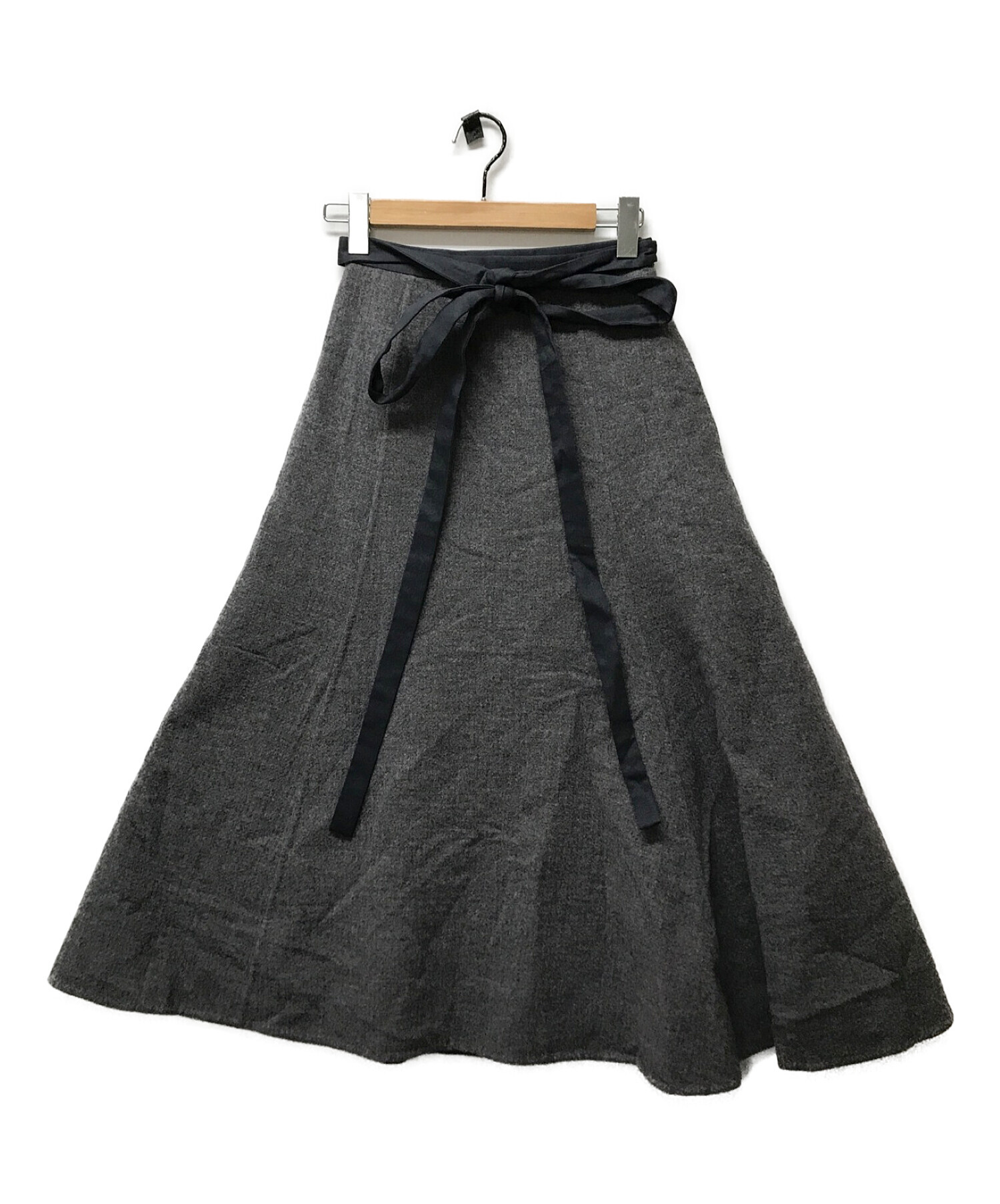 BLAMINK (ブラミンク) P W/CA FLA スカート グレー サイズ:S