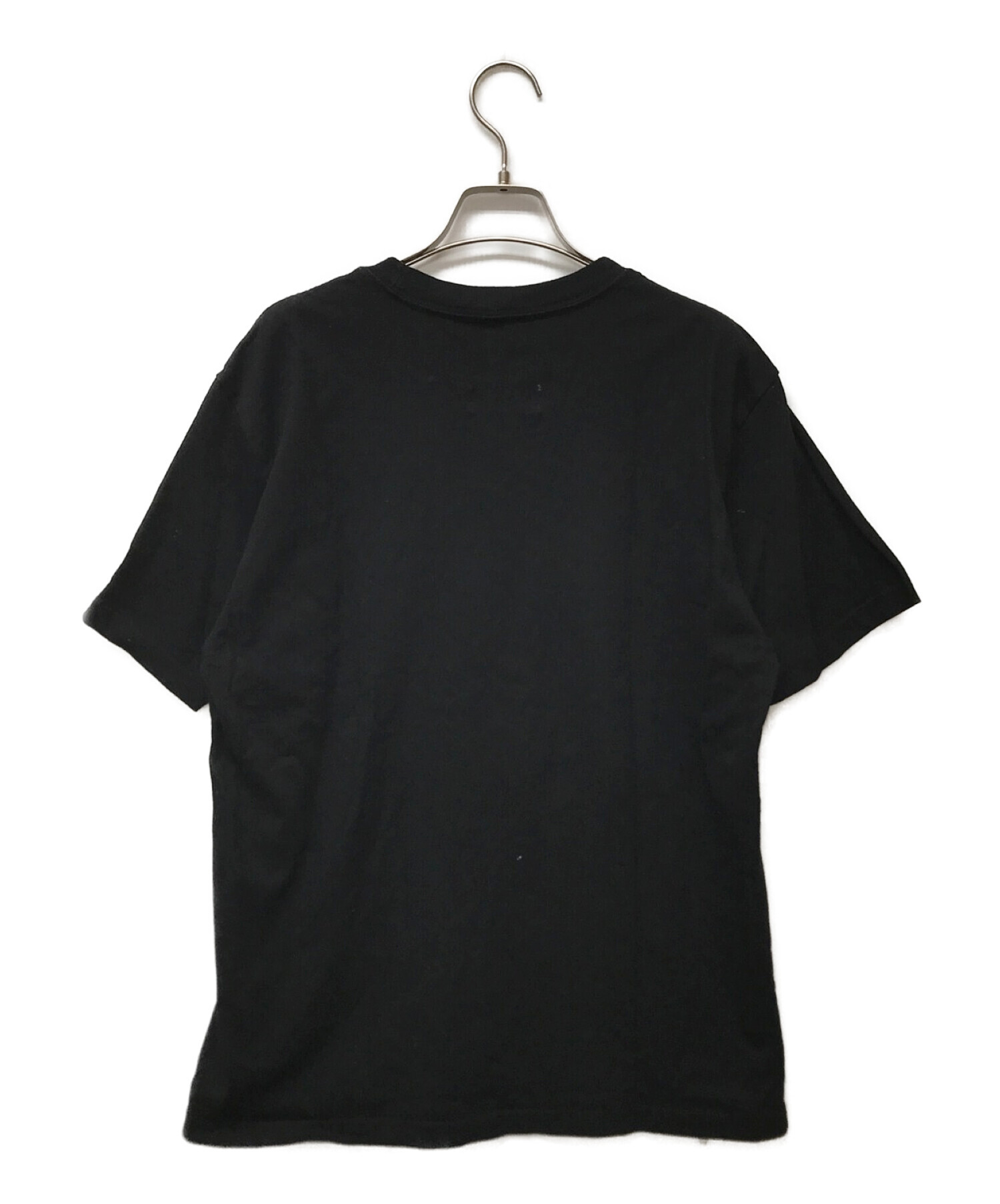 Yohji Yamamoto pour homme (ヨウジヤマモト プールオム) New Era (ニューエラ) コラボシグネチャーロゴTシャツ  ブラック サイズ:L