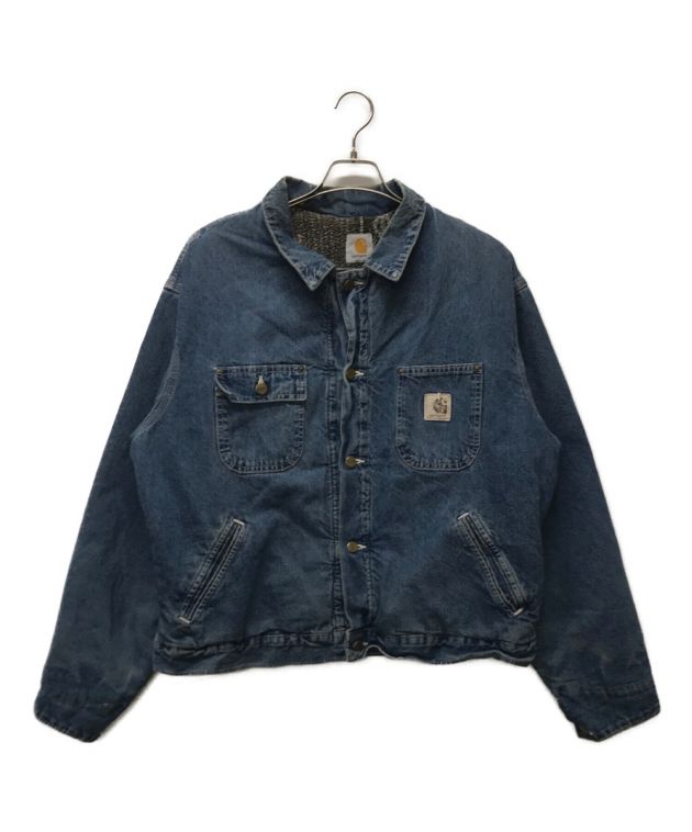 中古・古着通販】CarHartt (カーハート) 裏ボアデニムジャケット インディゴ サイズ:表記なし｜ブランド・古着通販  トレファク公式【TREFAC FASHION】スマホサイト