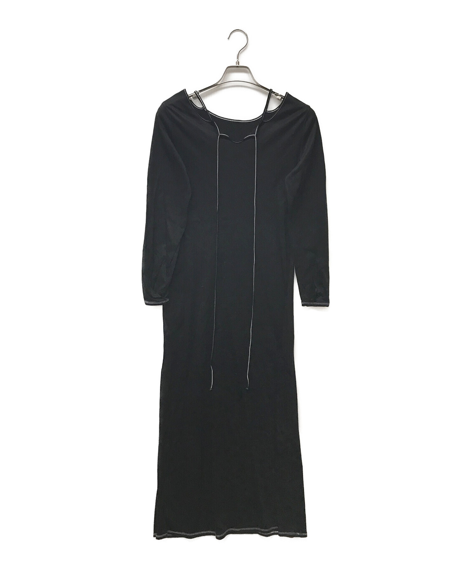 MURRAL (ミューラル) Adam et Rope (アダムエロペ) 別注 Ivy long sleeve dress ブラック サイズ:2  未使用品