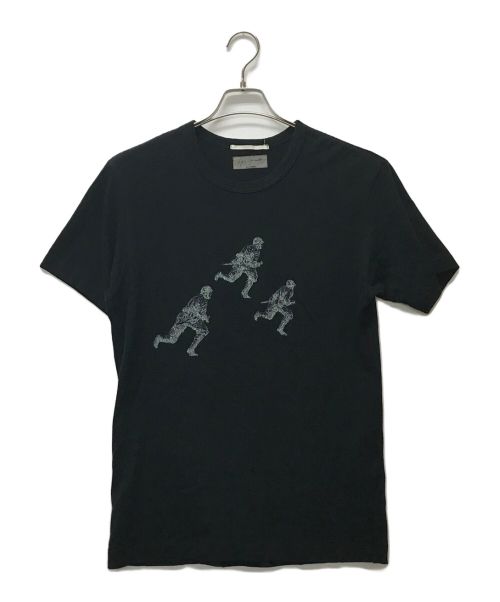 【中古・古着通販】Yohji Yamamoto pour homme (ヨウジヤマモト プールオム) コラボプリントTシャツ ブラック サイズ:3｜ブランド・古着通販  トレファク公式【TREFAC FASHION】スマホサイト