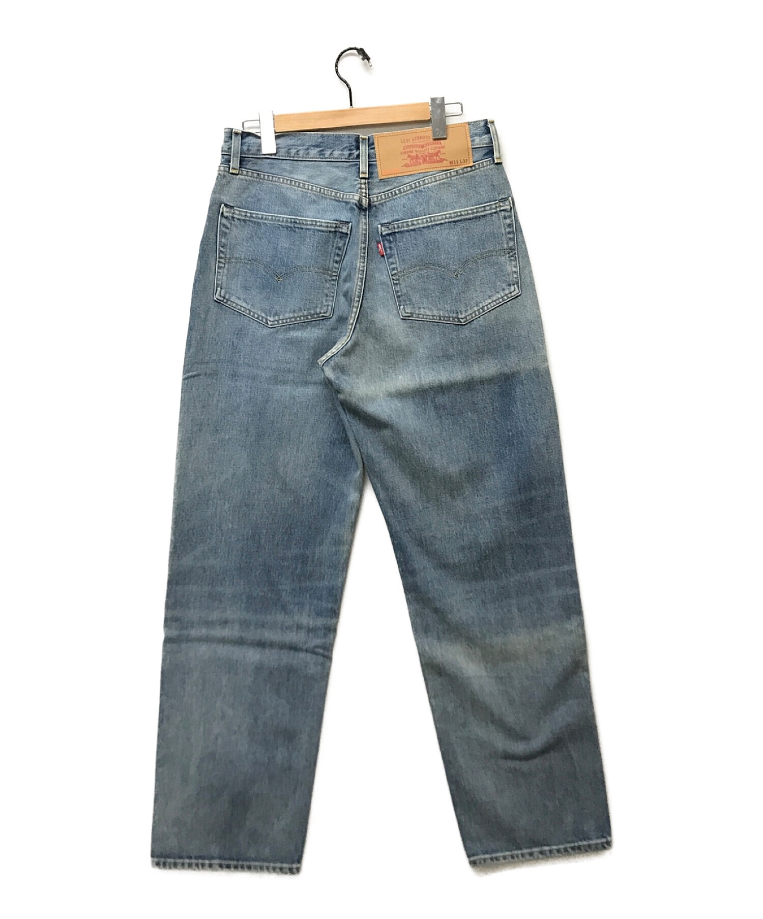 LEVI'S (リーバイス) BEAMS (ビームス) Super Wide Jean Beams Blue スカイブルー サイズ:W31　L32