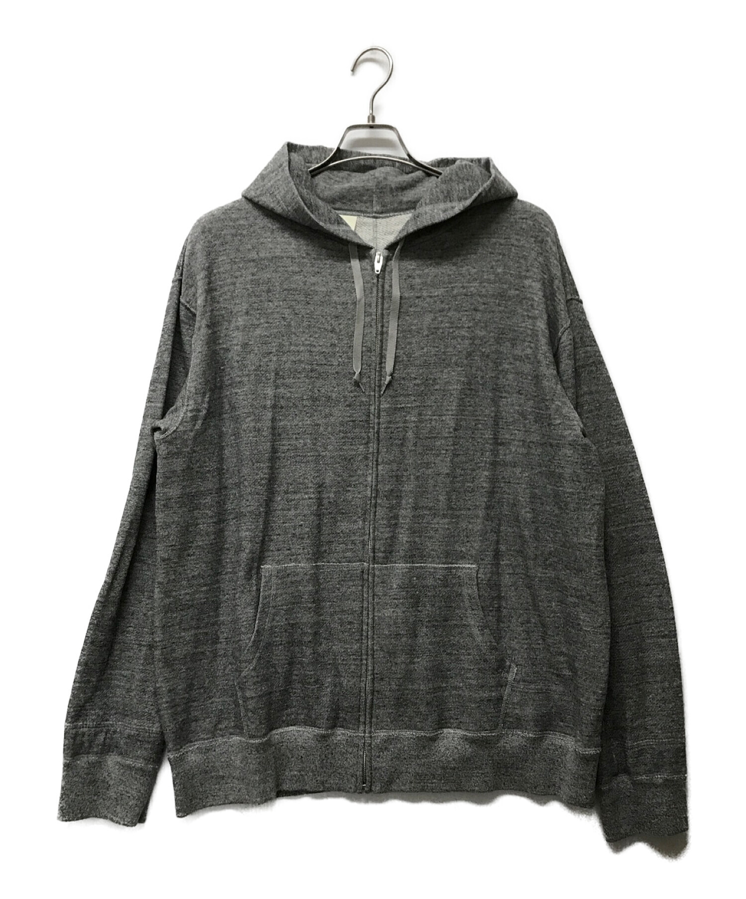 N.HOOLYWOOD (エヌ ハリウッド) ZIP UP HOODIE グレー サイズ:50 未使用品