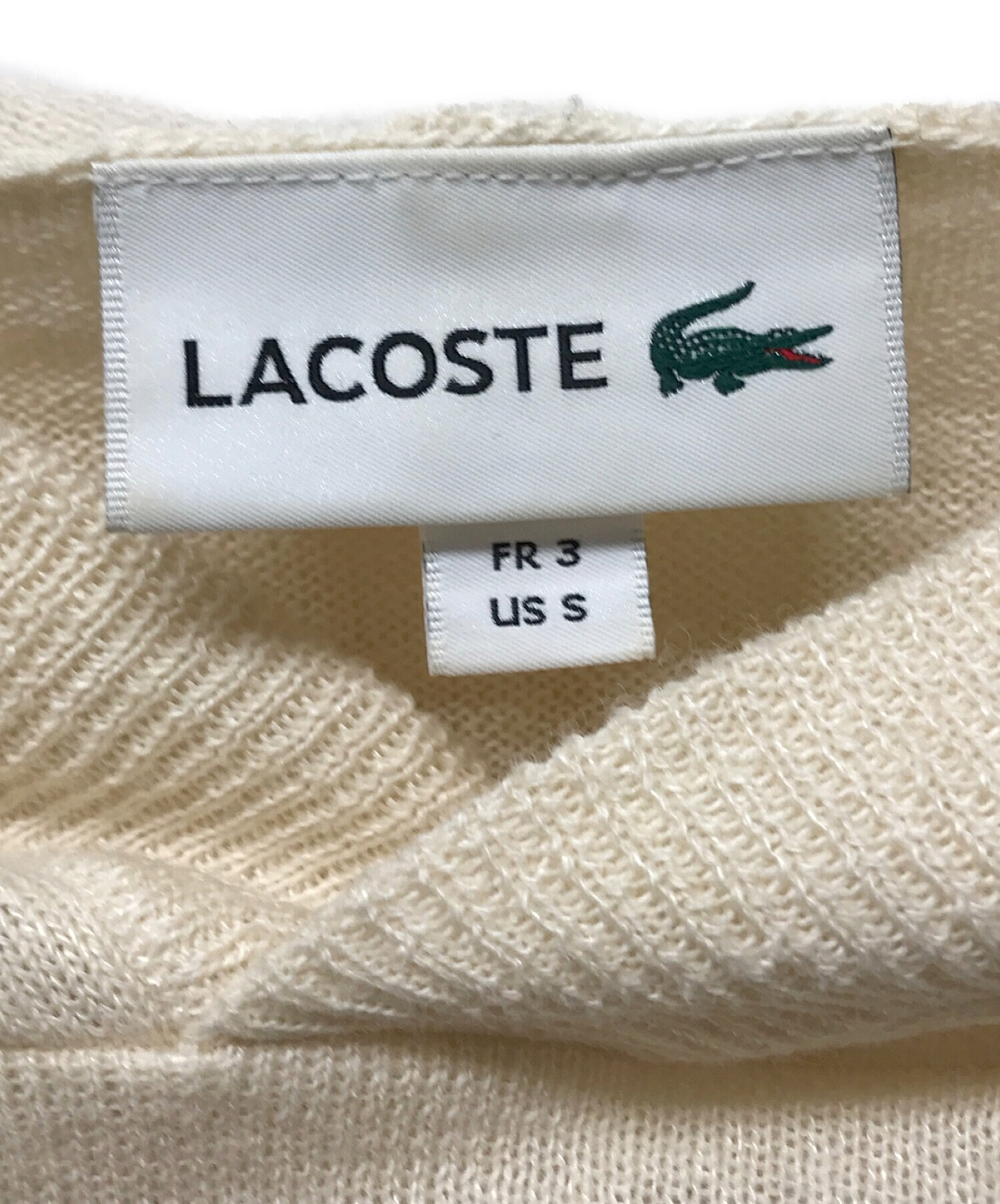 中古・古着通販】LACOSTE (ラコステ) ナンバリングニット