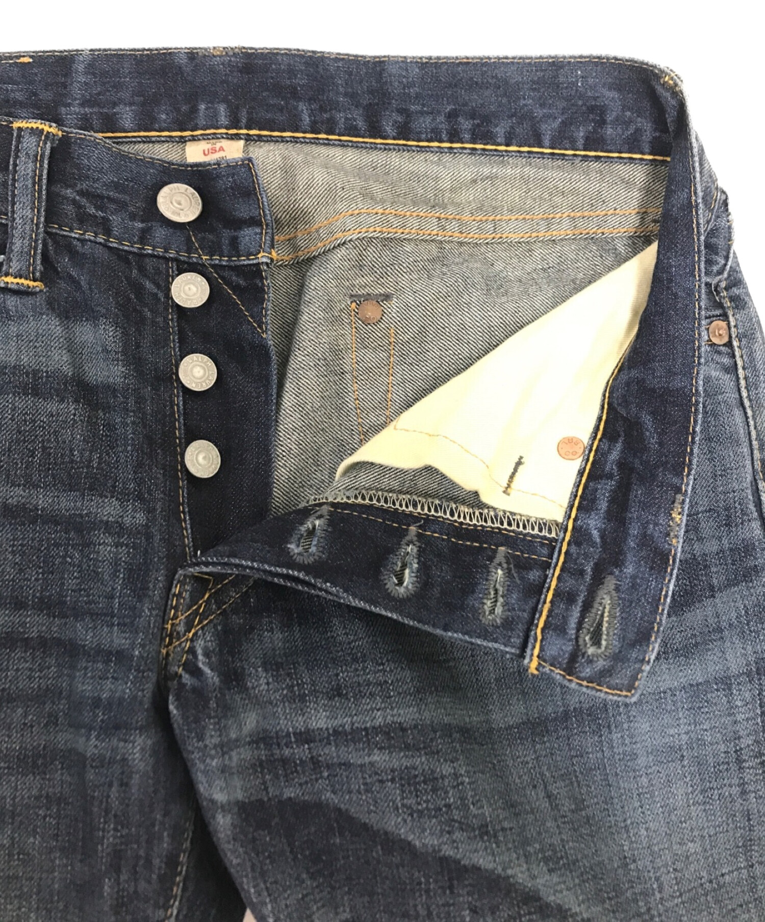 中古・古着通販】RRL (ダブルアールエル) スリムフィットセルビッチ