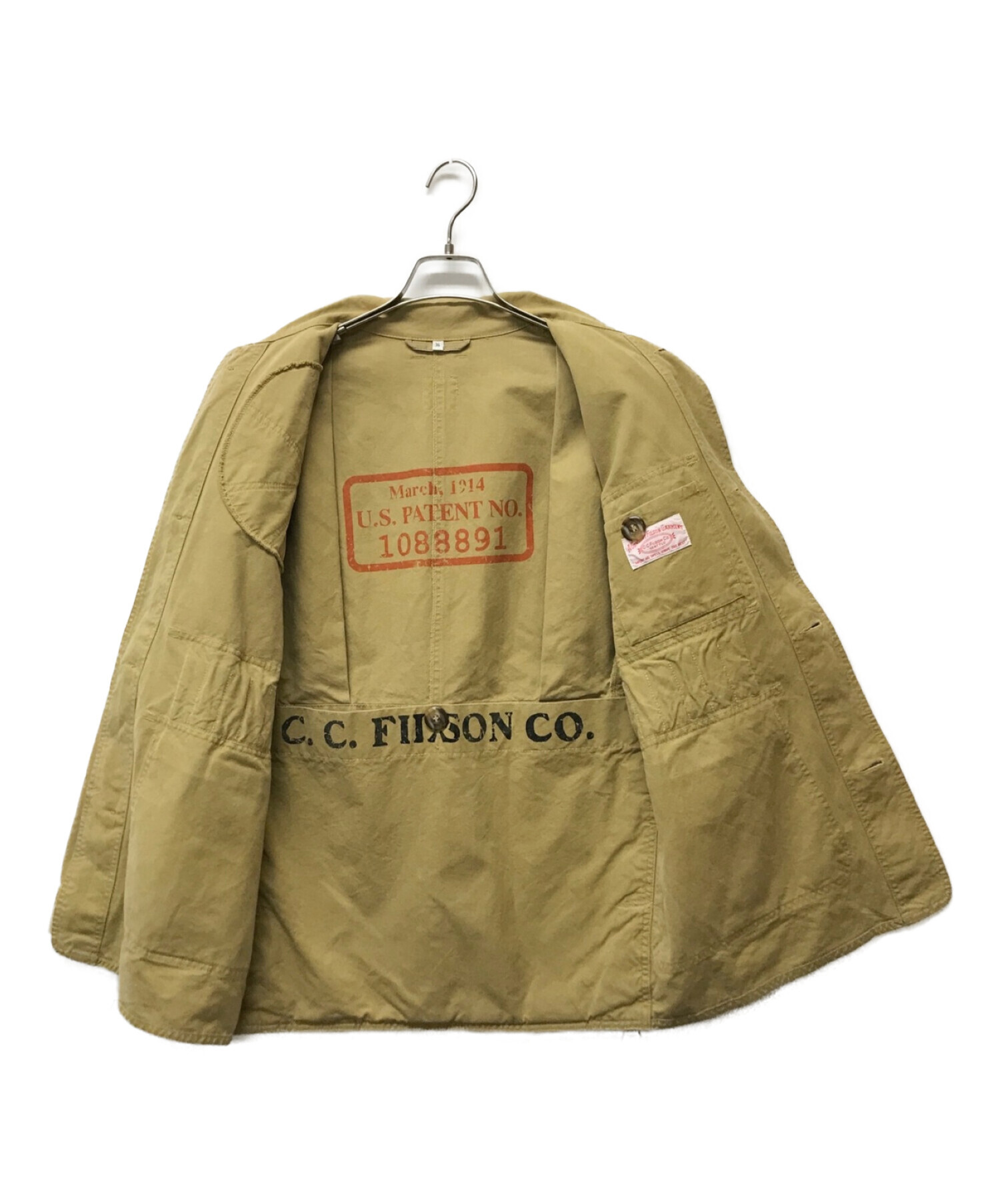 FILSON (フィルソン) ハンティングジャケット ベージュ サイズ:36