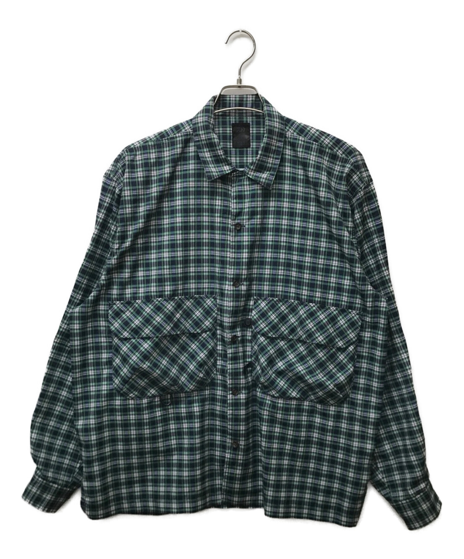 DAIWA PIER39 (ダイワ ピア39) テックニューアングラーオープンカラーシャツ ロングスリーブ グリーン サイズ:L