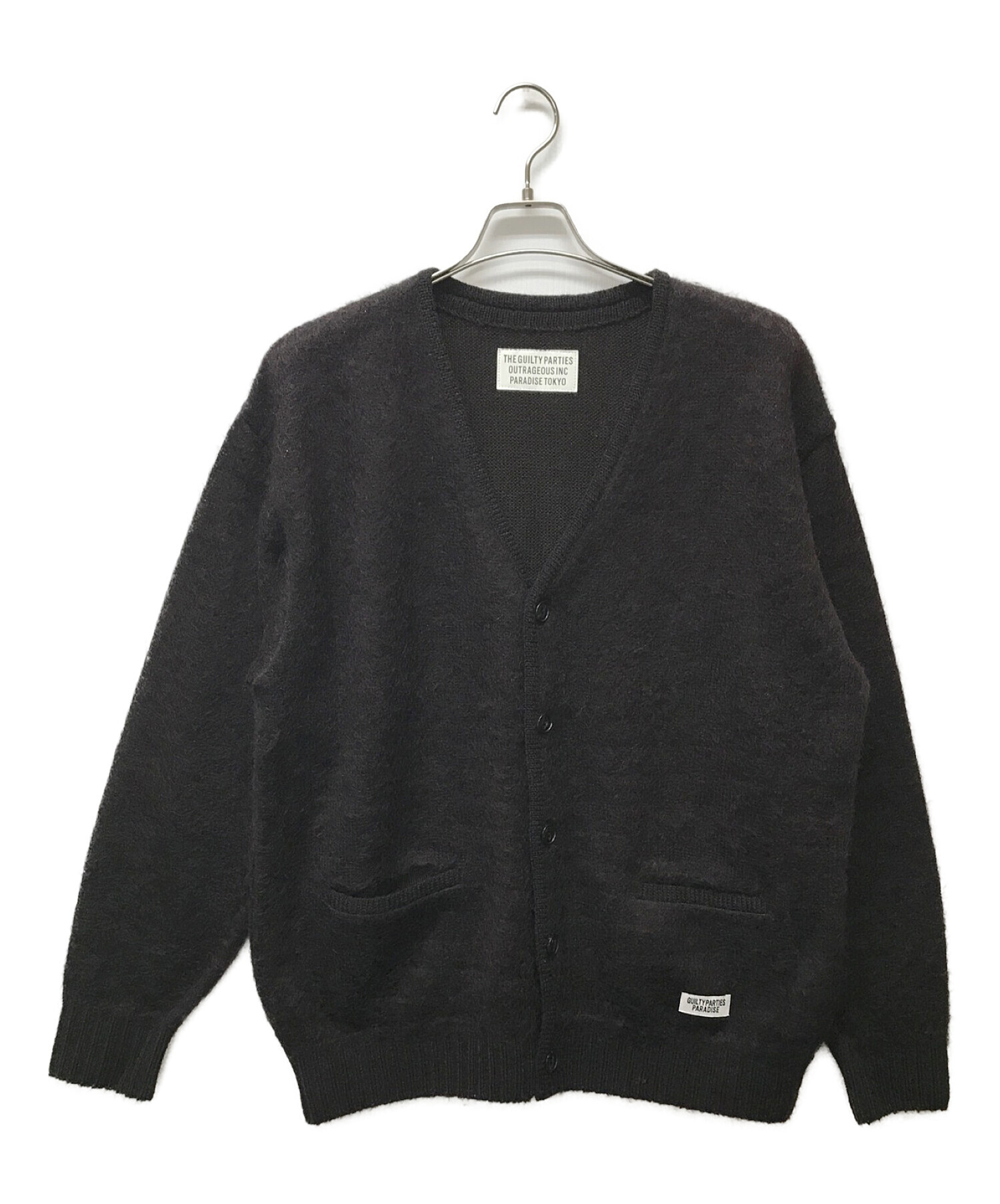 新品 Lサイズ WACKOMARIA MOHAIR KNIT CARDIGANBudspool - カーディガン