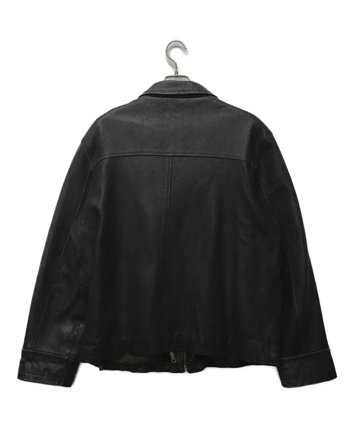 CHAPS LEATHER JACKET BLK XL - ジャケット・アウター