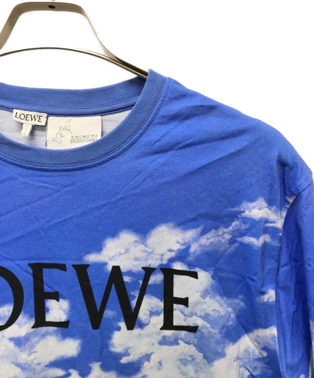 中古・古着通販】LOEWE (ロエベ) STUDIO GHIBLI (スタジオジブリ) コラボランドスケープTシャツ ブルー  サイズ:S｜ブランド・古着通販 トレファク公式【TREFAC FASHION】スマホサイト