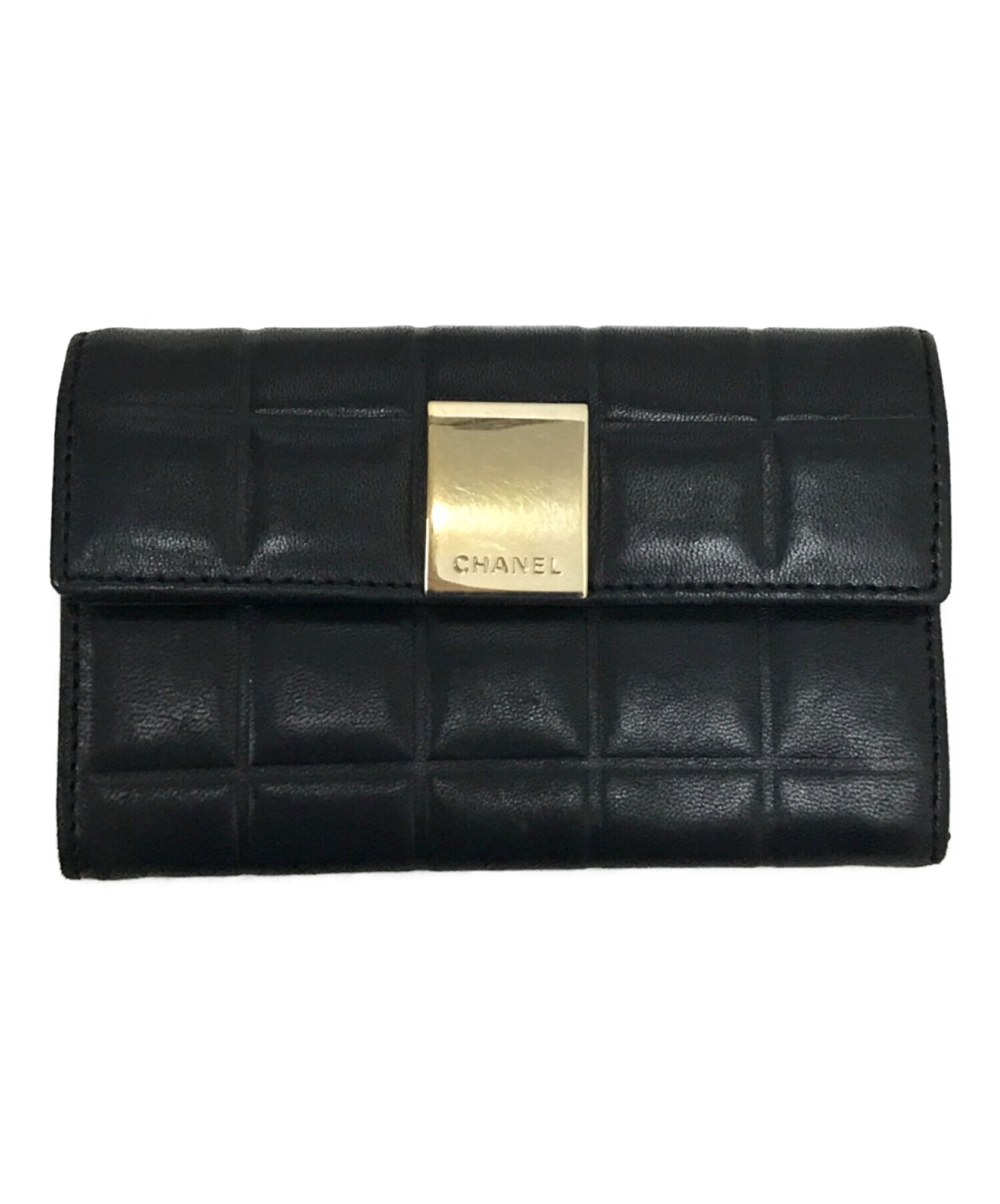 中古・古着通販】CHANEL (シャネル) チョコバーコンパクトウォレット