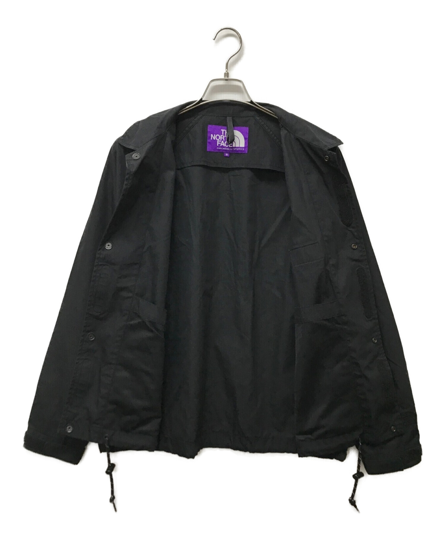 THE NORTHFACE PURPLELABEL (ザ・ノースフェイス パープルレーベル) Ron Herman (ロンハーマン) Ripstop  Mountain Wind Jacket ブラック サイズ:M