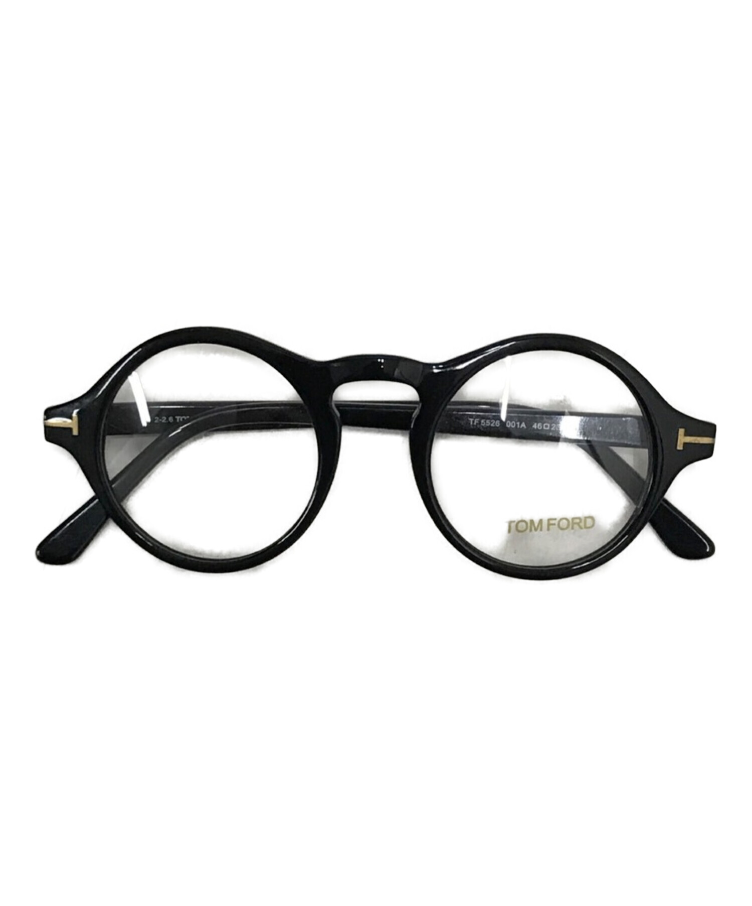 中古・古着通販】TOM FORD (トムフォード) 眼鏡 ブラック サイズ:46