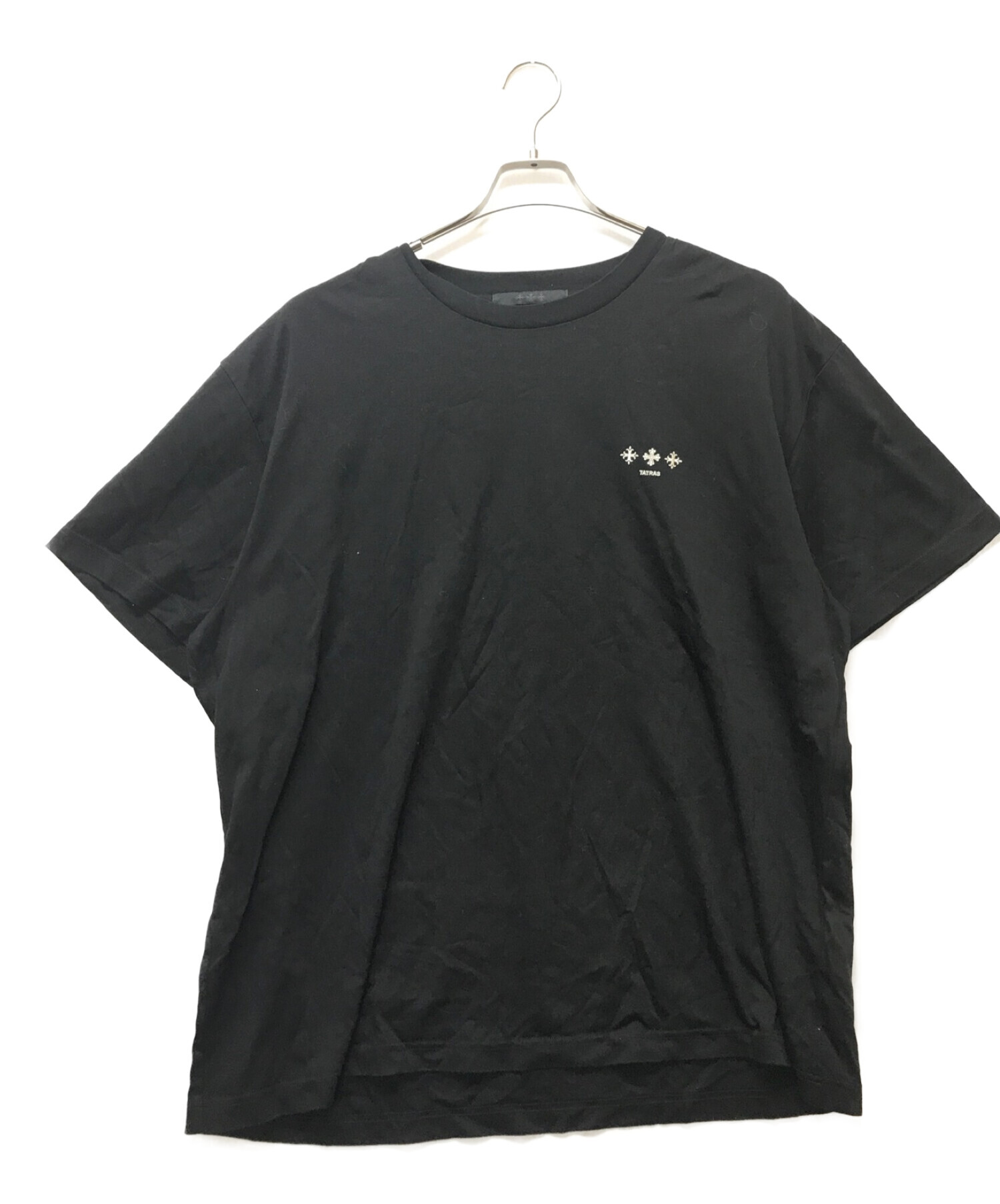 中古・古着通販】TATRAS (タトラス) ワンポイントTシャツ ブラック サイズ:SIZE04｜ブランド・古着通販 トレファク公式【TREFAC  FASHION】スマホサイト