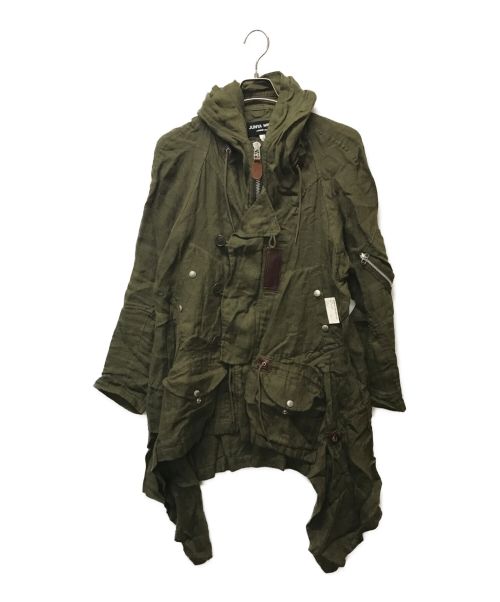 【中古・古着通販】JUNYA WATANABE COMME des GARCONS ((ジュンヤワタナベ コムデギャルソン) ミリタリージャケット  オリーブ サイズ:ｓ｜ブランド・古着通販 トレファク公式【TREFAC FASHION】スマホサイト