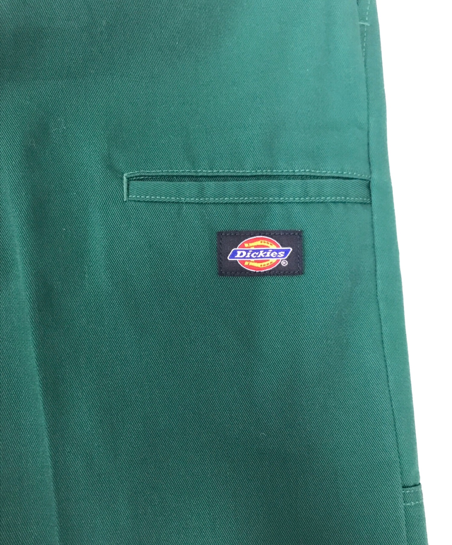 Dickies (ディッキーズ) Hysteric Glamour (ヒステリックグラマー) HG KINKY CARD ダブルニーワークパンツ  グリーン サイズ:28