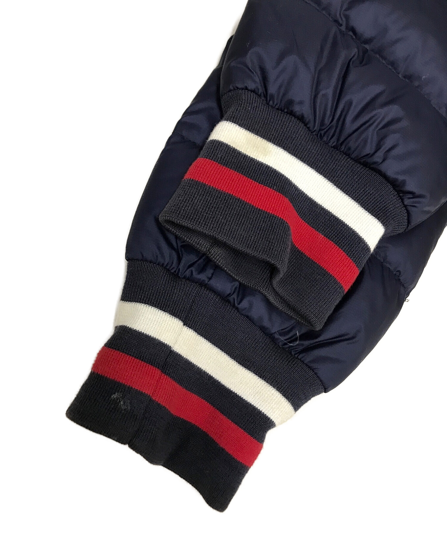 格安ショップ 【新品】MONCLER GAMME BLEU ニットタイ ネイビー タグ