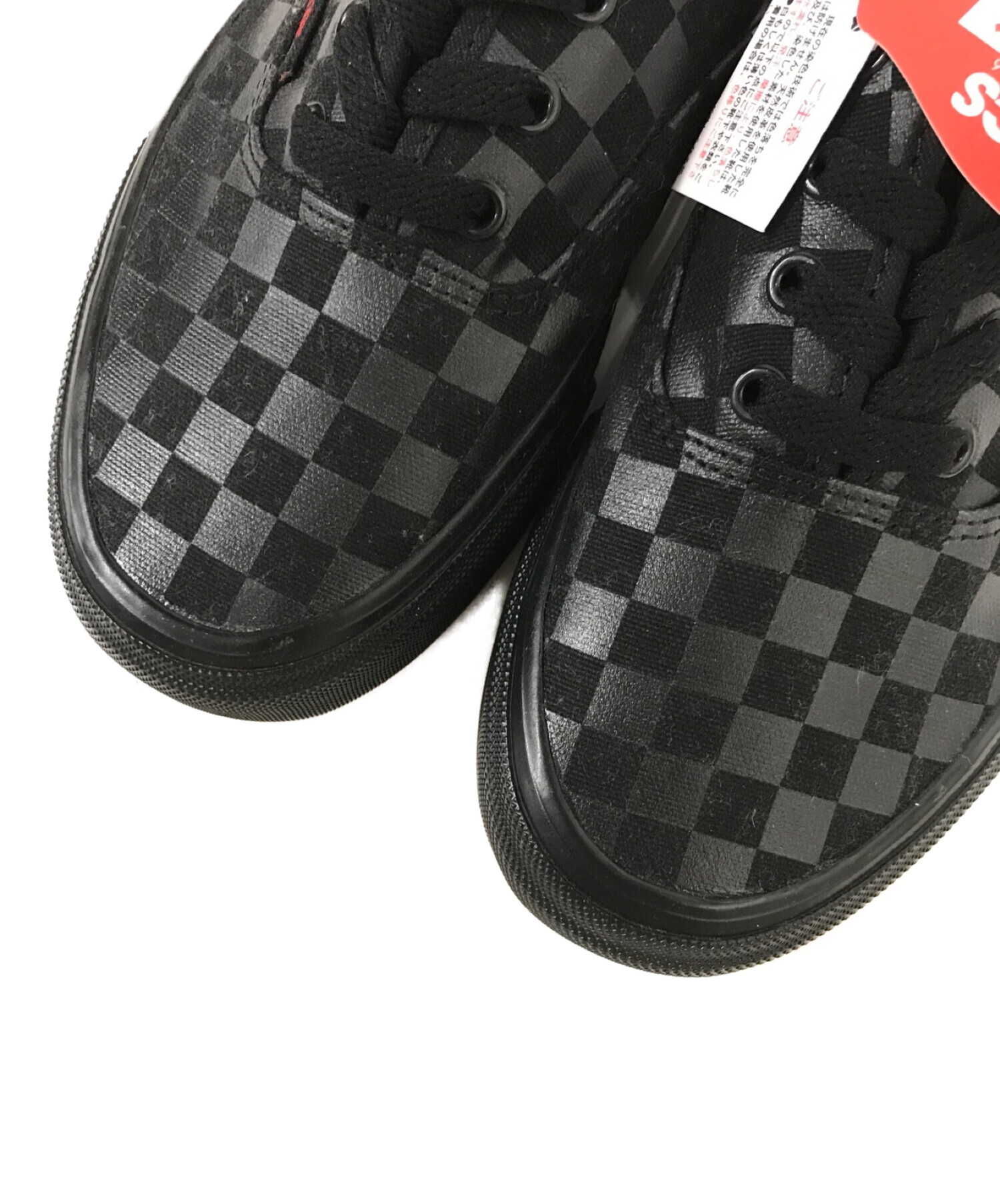 中古・古着通販】VANS (バンズ) BEAMS BOY (ビームスボーイ) 別注 ブラック チェッカー AUTHENTIC ブラック  サイズ:US6｜ブランド・古着通販 トレファク公式【TREFAC FASHION】スマホサイト