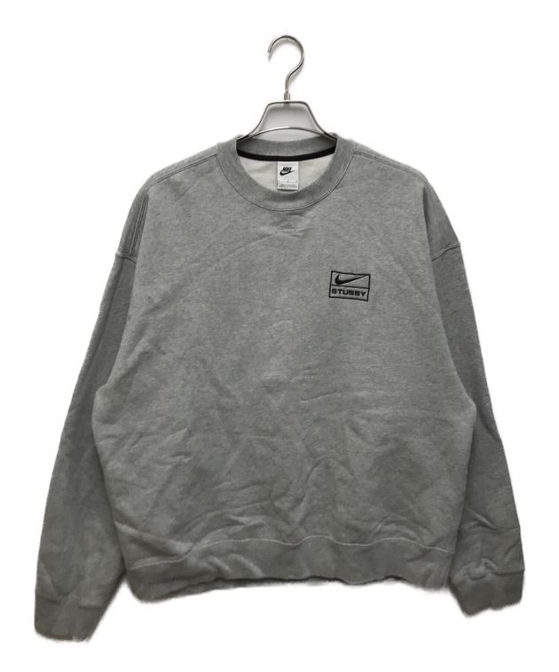 NIKE (ナイキ) stussy (ステューシー) コラボスウェット グレー サイズ:L